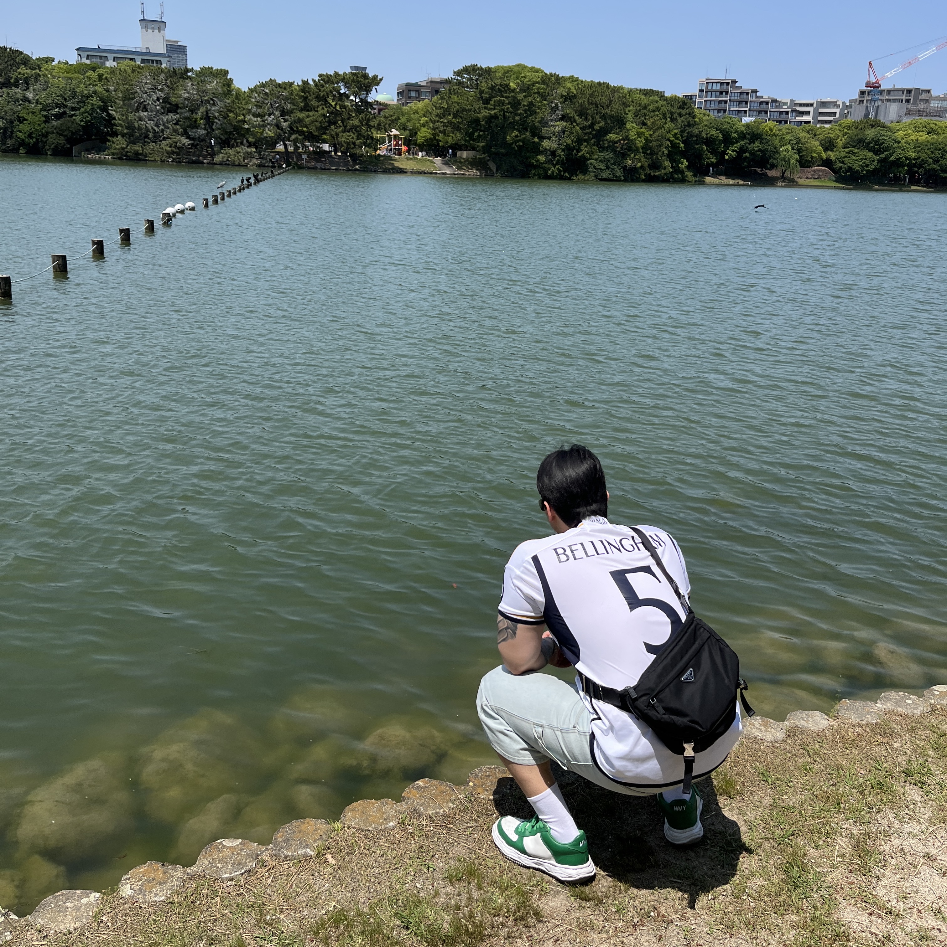 Adidas Real Madrid 2023/24 Home Jersey White - US Sizing (Non Marking Ver.), Adidas Real Madrid 2023/24 Home Jersey White - KR Sizing (Non Marking Ver.) 착용 스타일 - 2