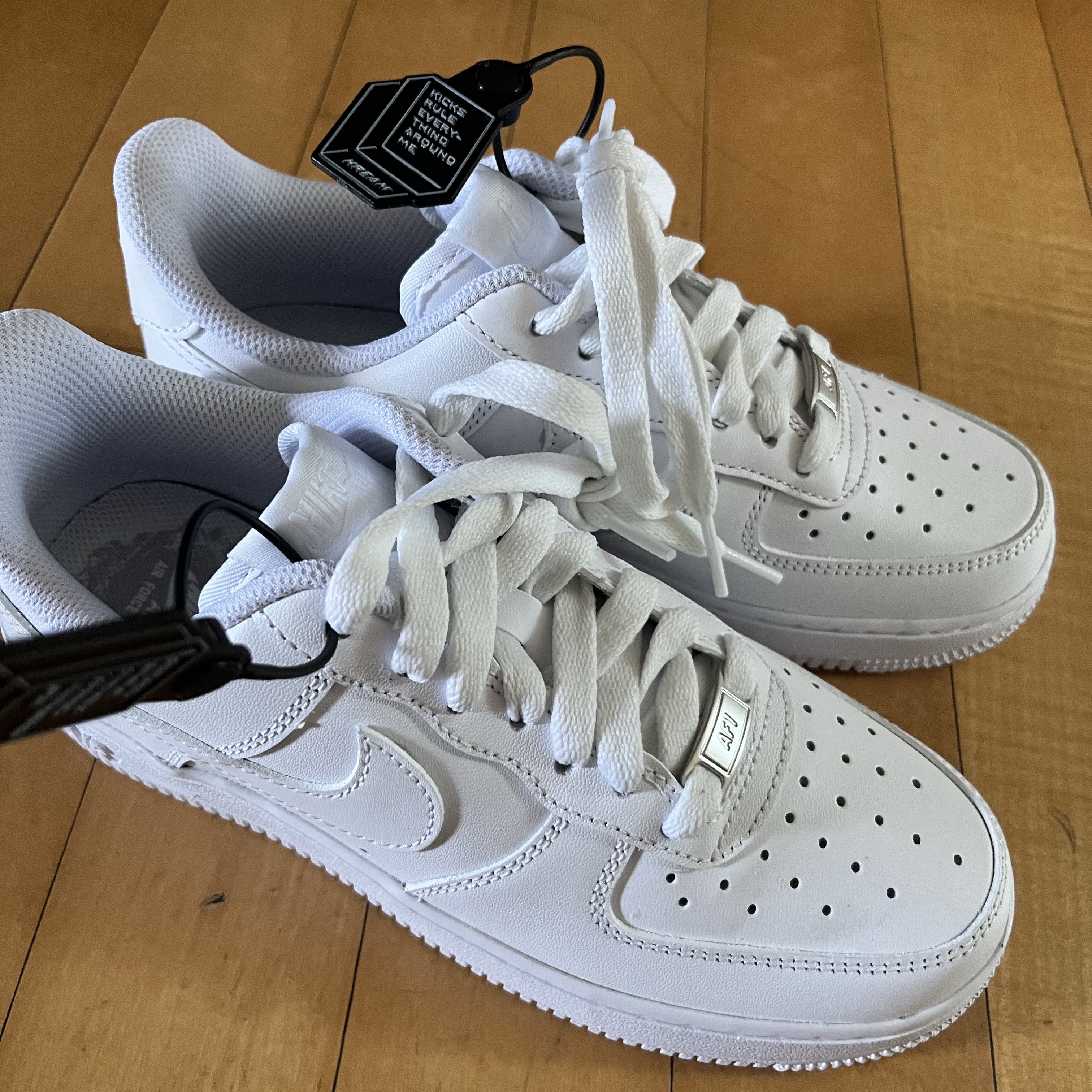 (W) Nike Air Force 1 '07 Low White 착용 스타일