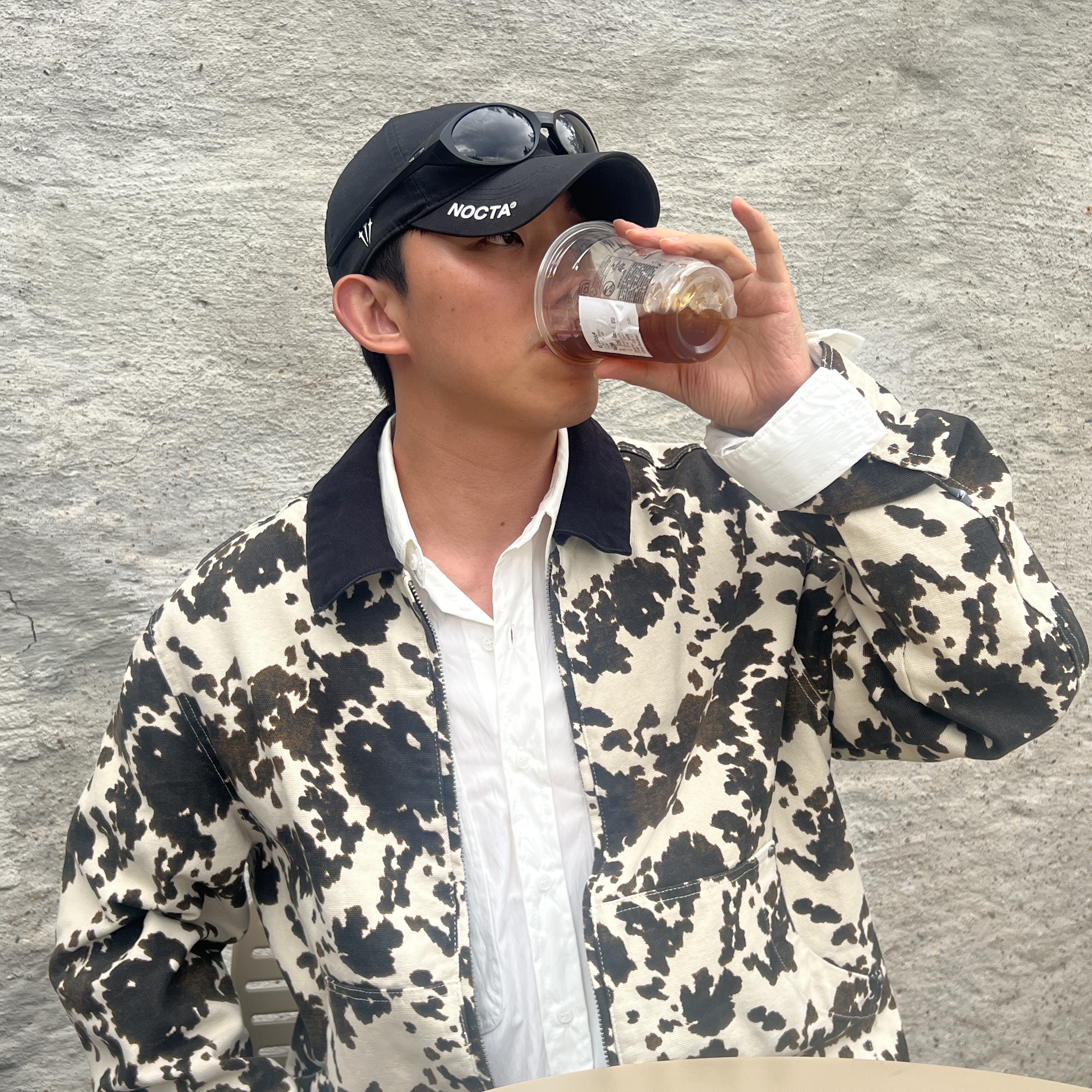 Casio 50th Anniversary Ring Watch CRW-001-1, Ader Error x Zara Leather Shoulder Bag with Knot Black 착용 스타일 - 3