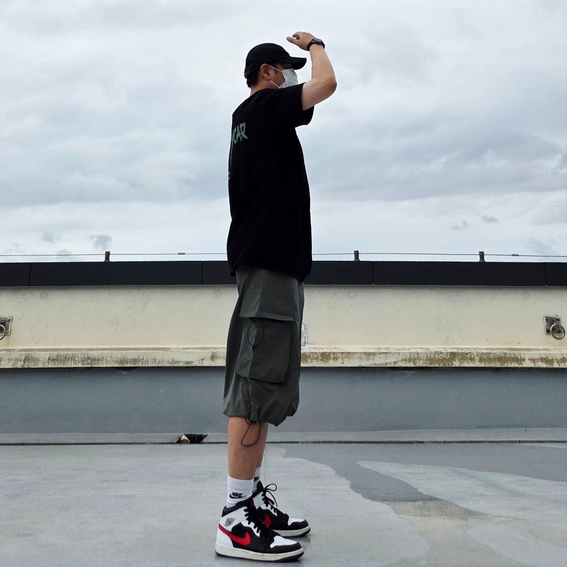 Supreme Washed Chino Twill Camp Cap Black, Gucci Interlocking G Pendant Necklace Silver 착용 스타일 - 3