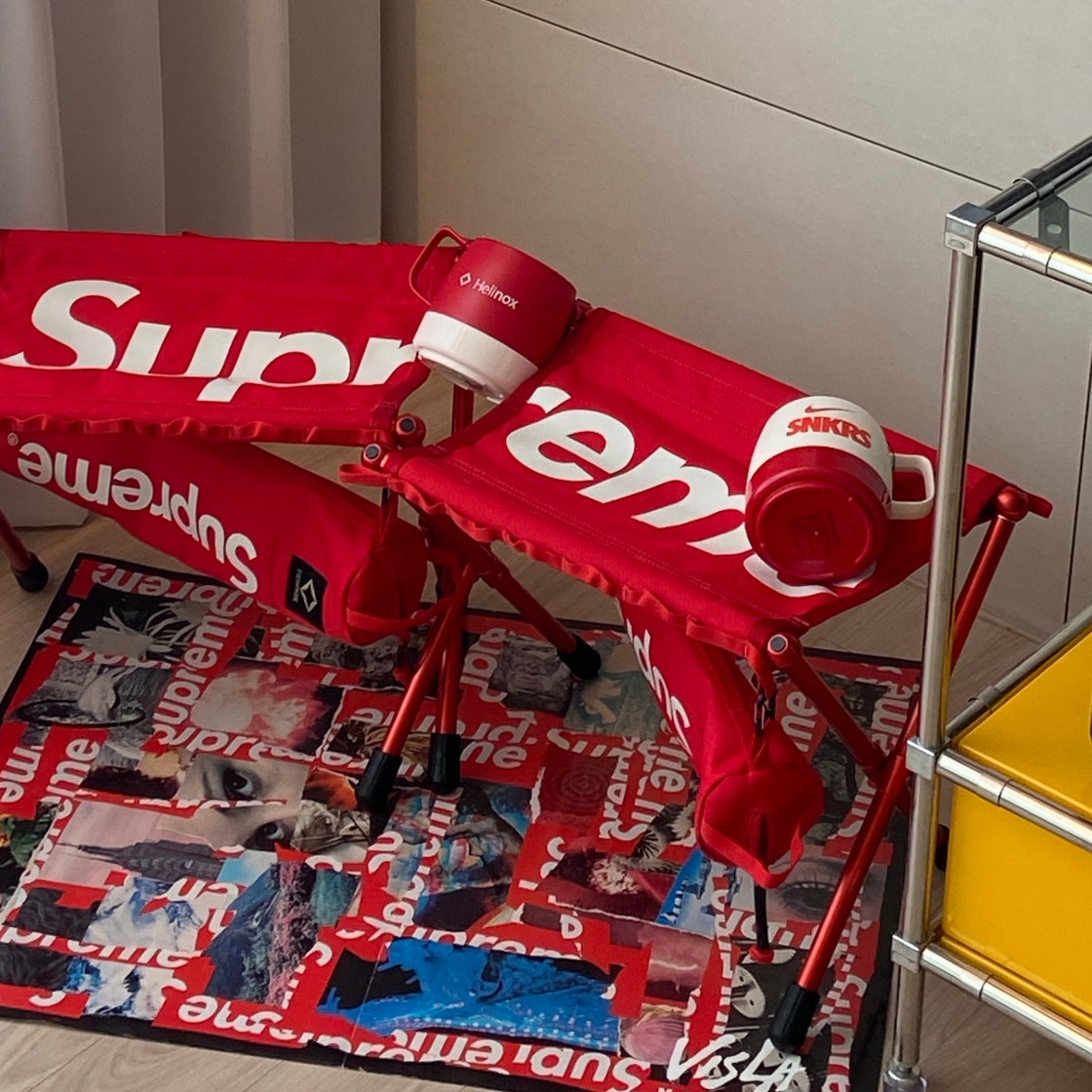 【Helinox × NIKE 】 SNKRS Lounge Mug Red 헬리녹스 x 나이키 SNKRS 라운지 수베니어 다이넥스 머그 화이트