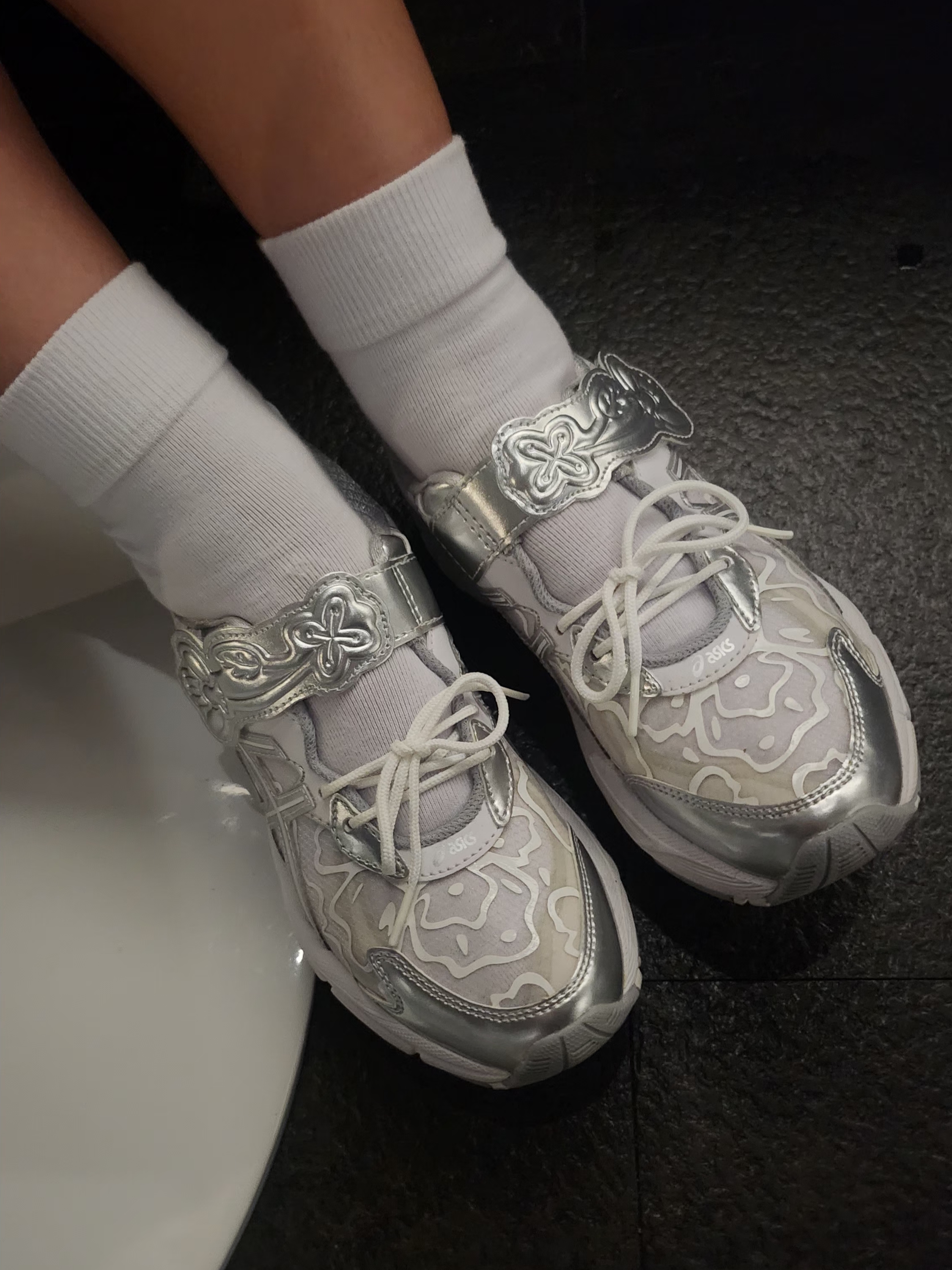 Asics x Cecilie Bahnsen GT-2160 White 착용 스타일 - 1