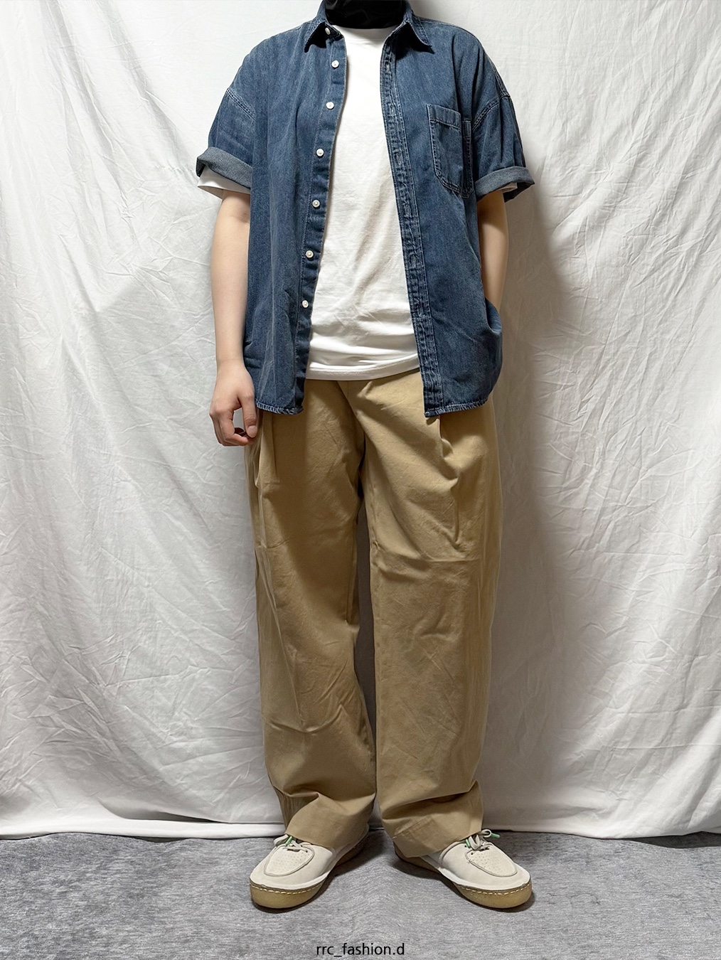 SUBCATEGORY Sub F113 Light Grey 착용 스타일 - 1