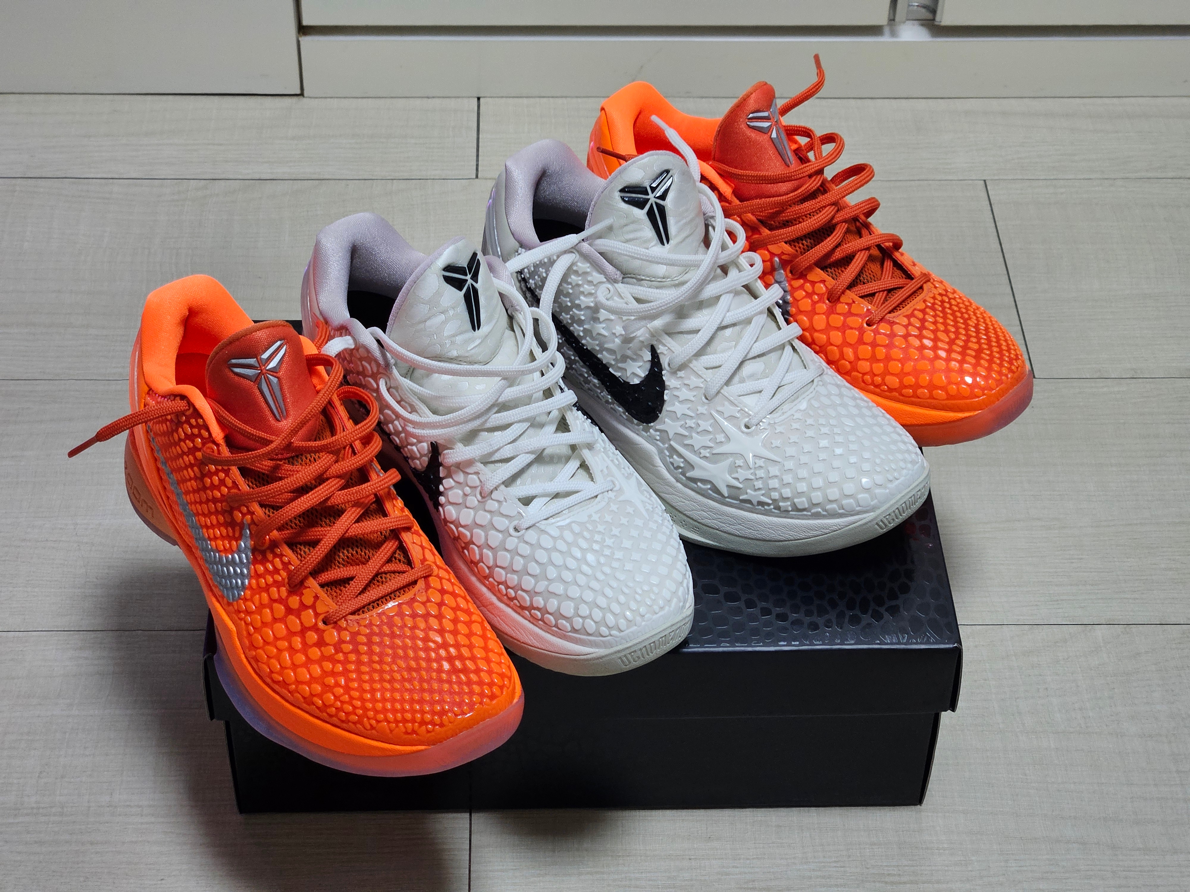 Nike Kobe 6 Protro Total Orange, Nike Kobe 6 Protro Sail 착용 스타일 - 5