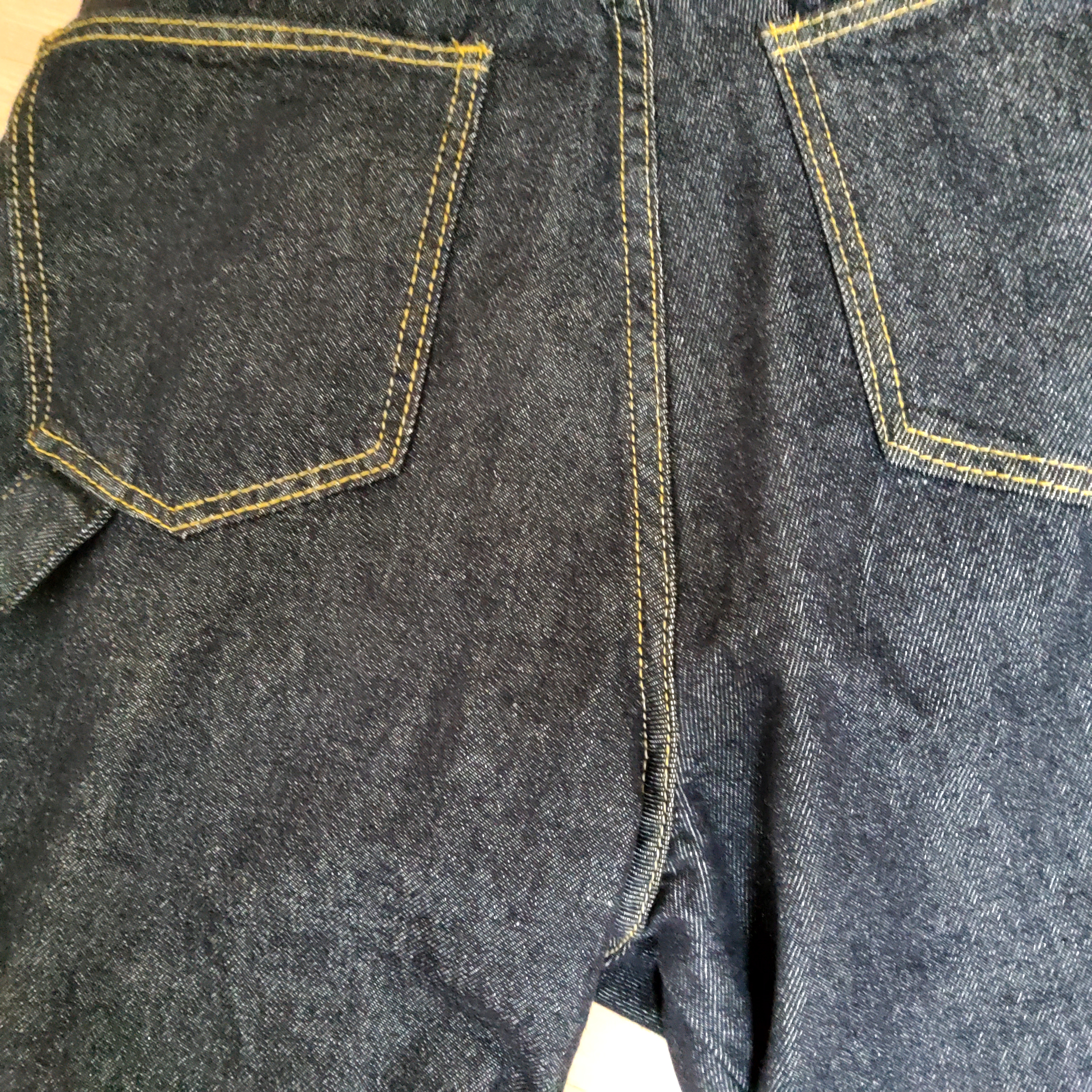 [더블적립]Farfromwhat Far Two-Tone Denim Bermuda Pants 착용 스타일
