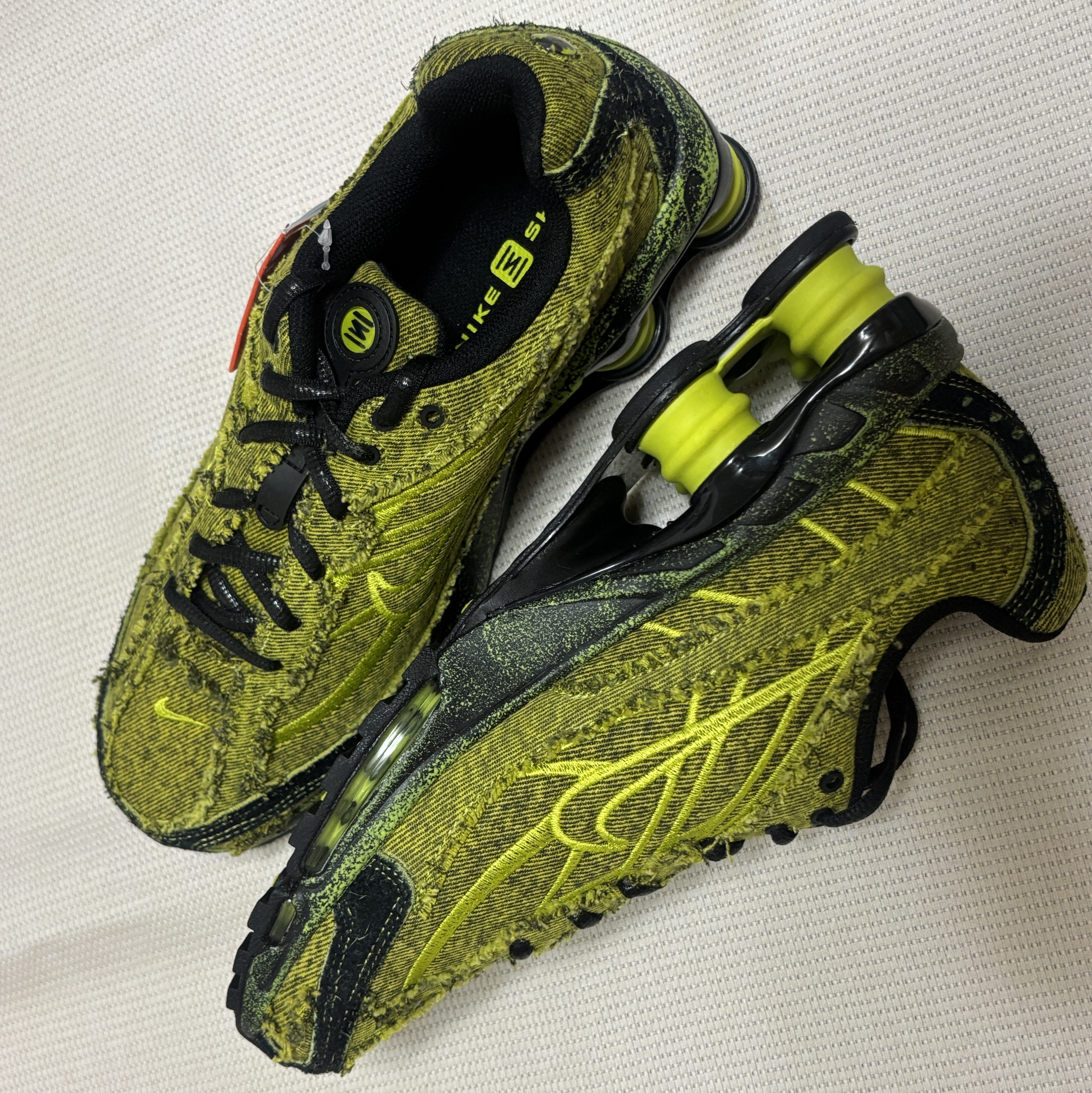 Nike Shox Ride 2 Bright Cactus and Black 착용 스타일