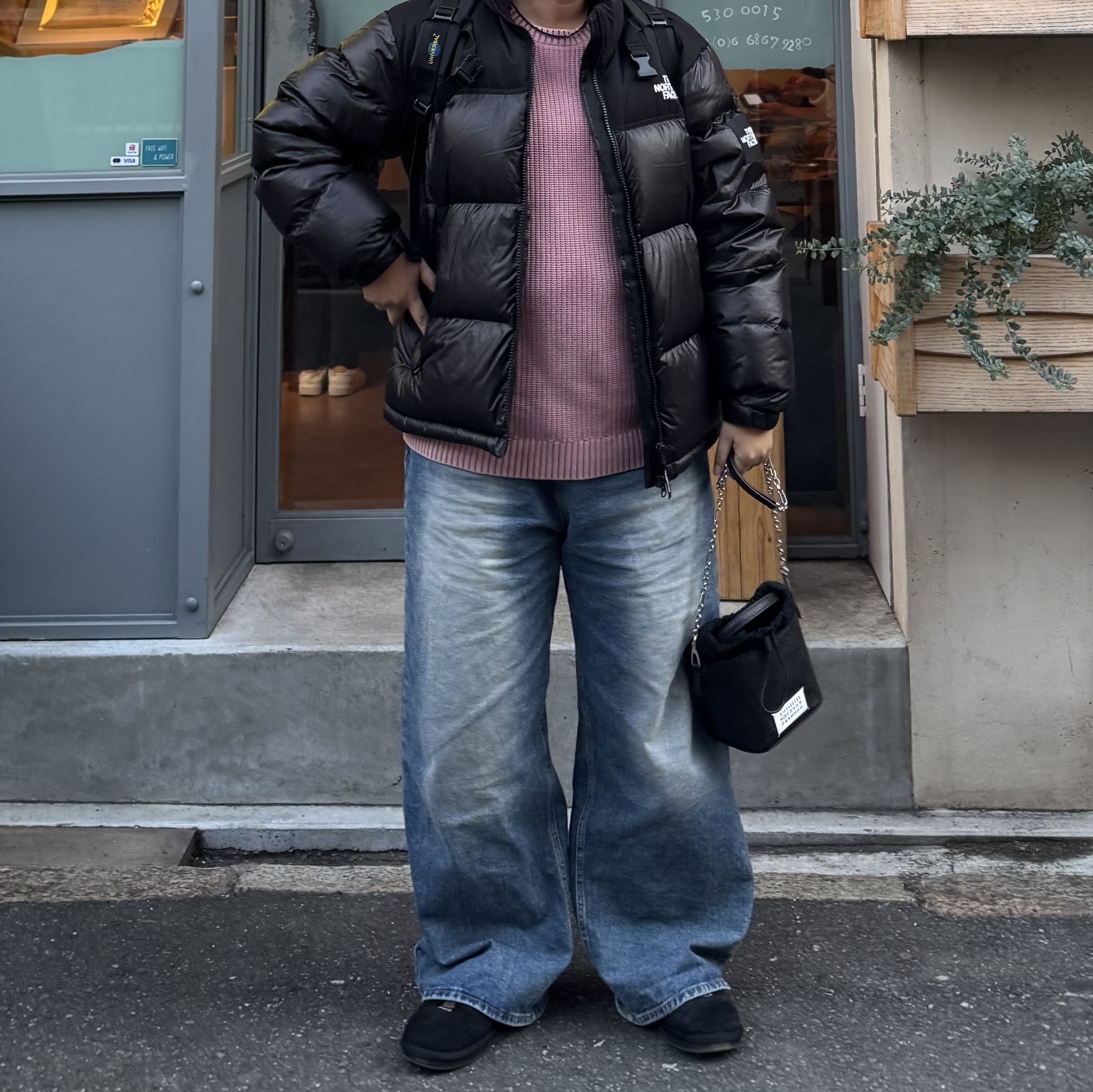 Maison Margiela 5AC Bucket Bag Black 착용 스타일