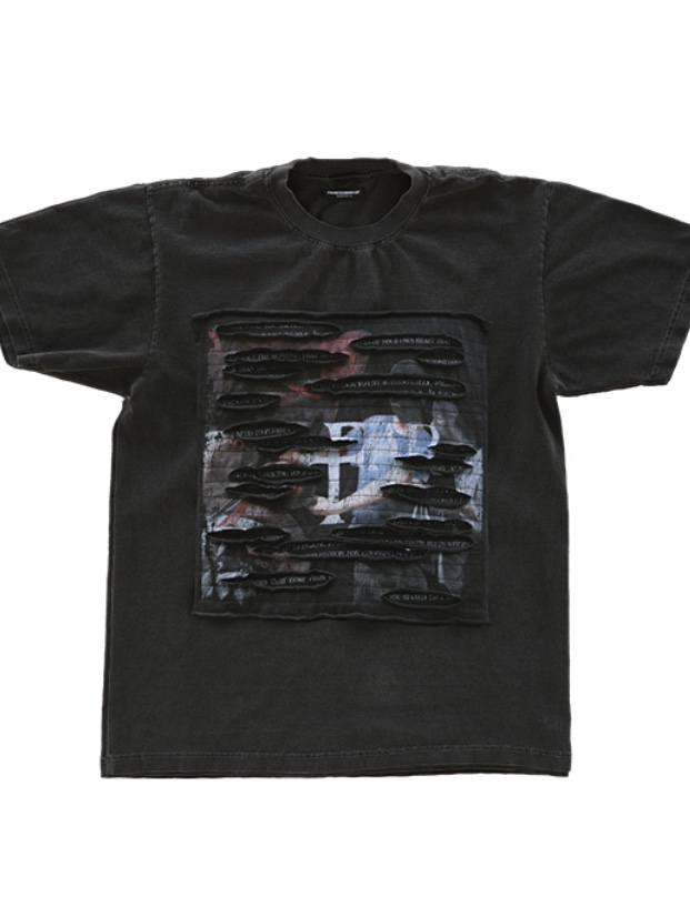 [더블적립]Farfromwhat Far Layers Of Truth Tshirts 착용 스타일 - 2