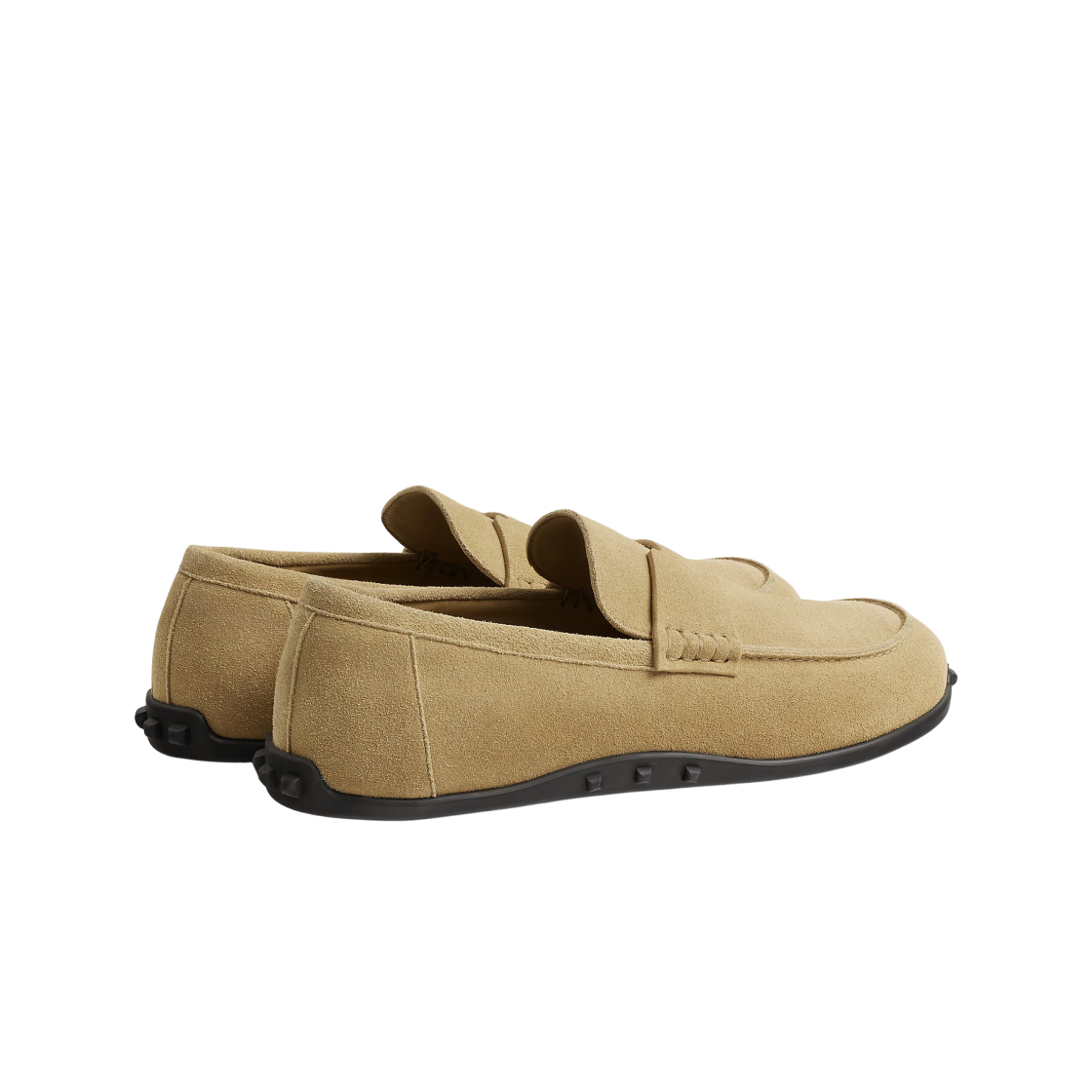 에르메스 레이지 로퍼 스웨이드 카프스킨 & 베쥬 알바트르(Hermes Lazy Loafer Suede Calfskin & Beige Albatre) - 3