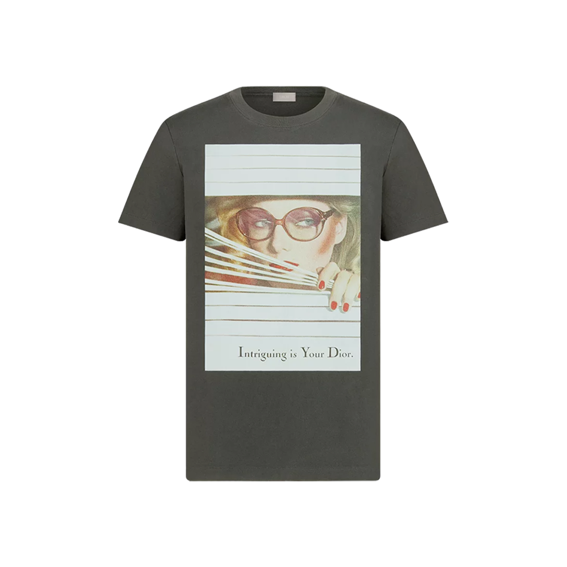 593J668K0677-C989 Dior Cotton Jersey Heritage Printed Regular Fit T-Shirt Black