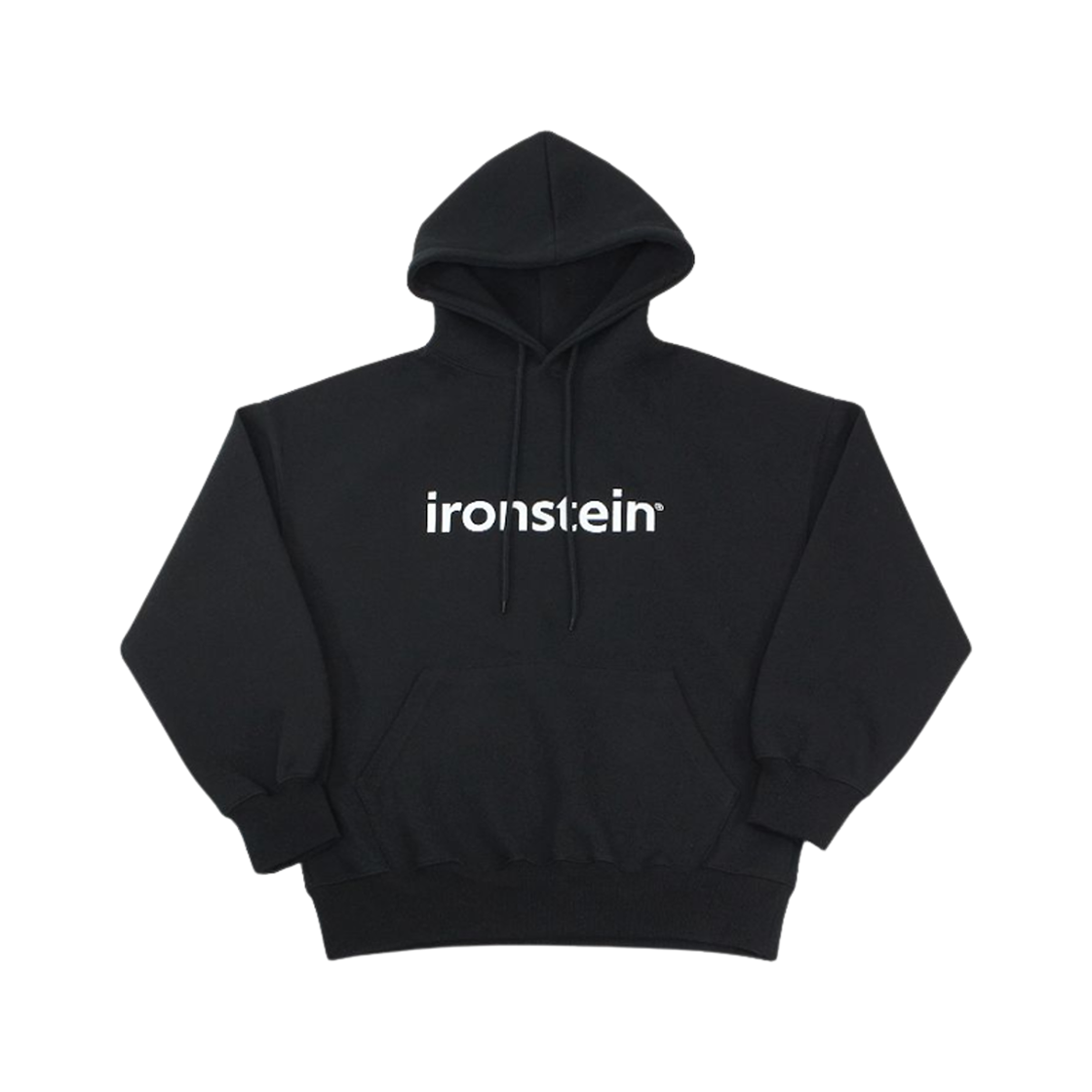 아이언슈타인 로고 후드 블랙(Ironstein Logo Hoodie Black)