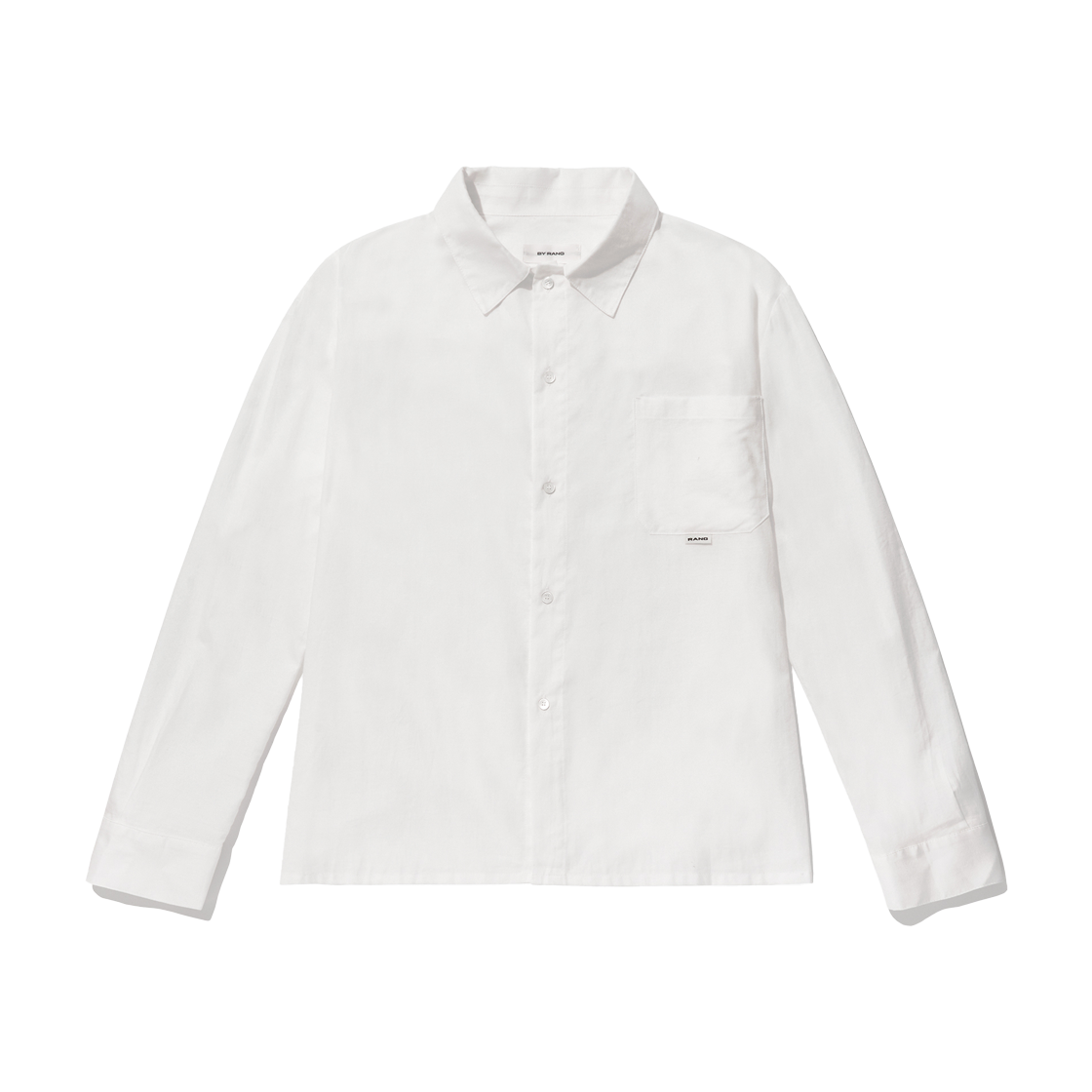 바이랑 코튼 실크 셔츠 - 화이트(BY RANG Cotton-Silk Shirts - White)