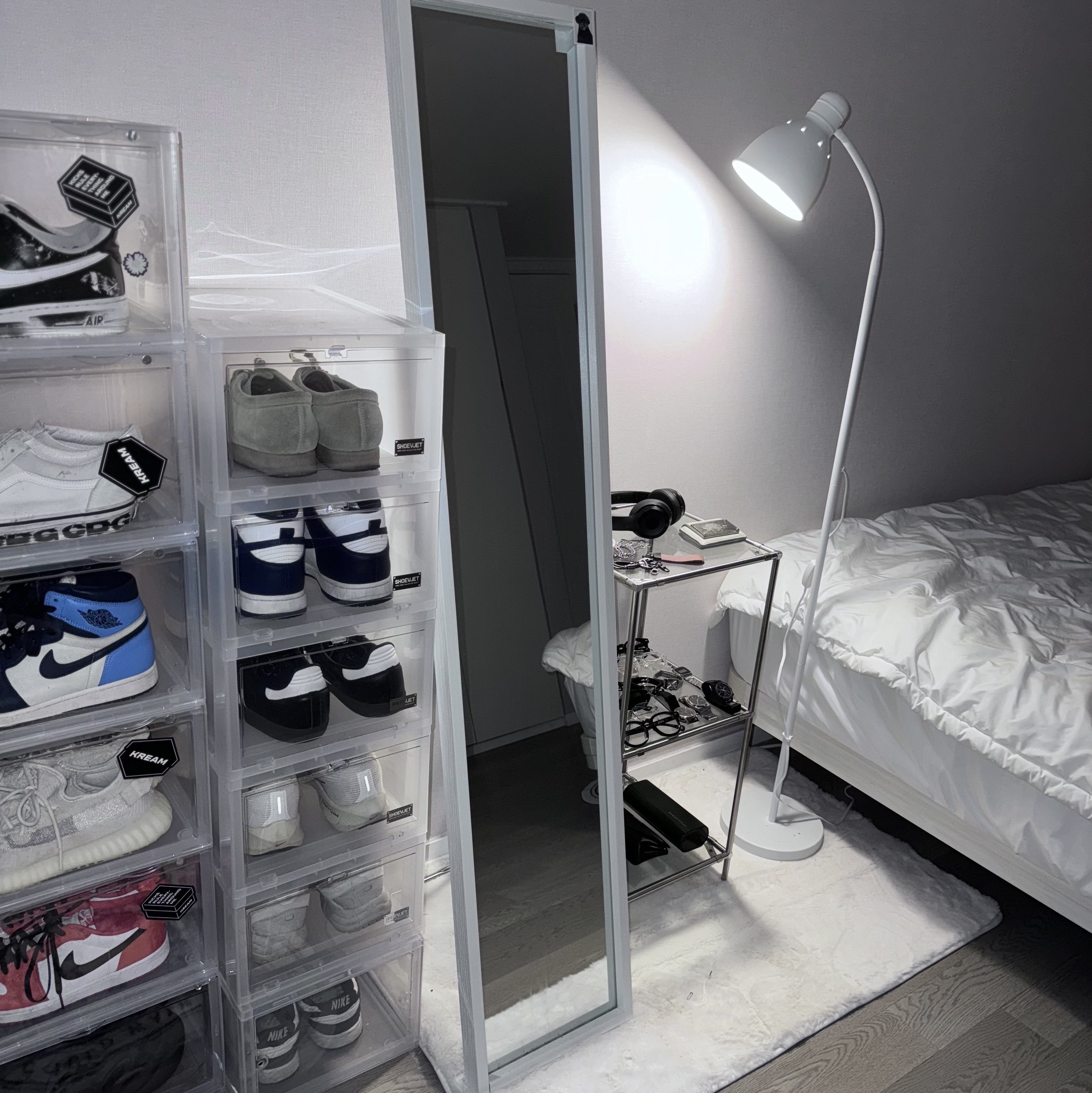 Nike x Peaceminusone Air Force 1 Low Para-Noise, Vans Vault x CDG Old Skool LX White 착용 스타일 - 1