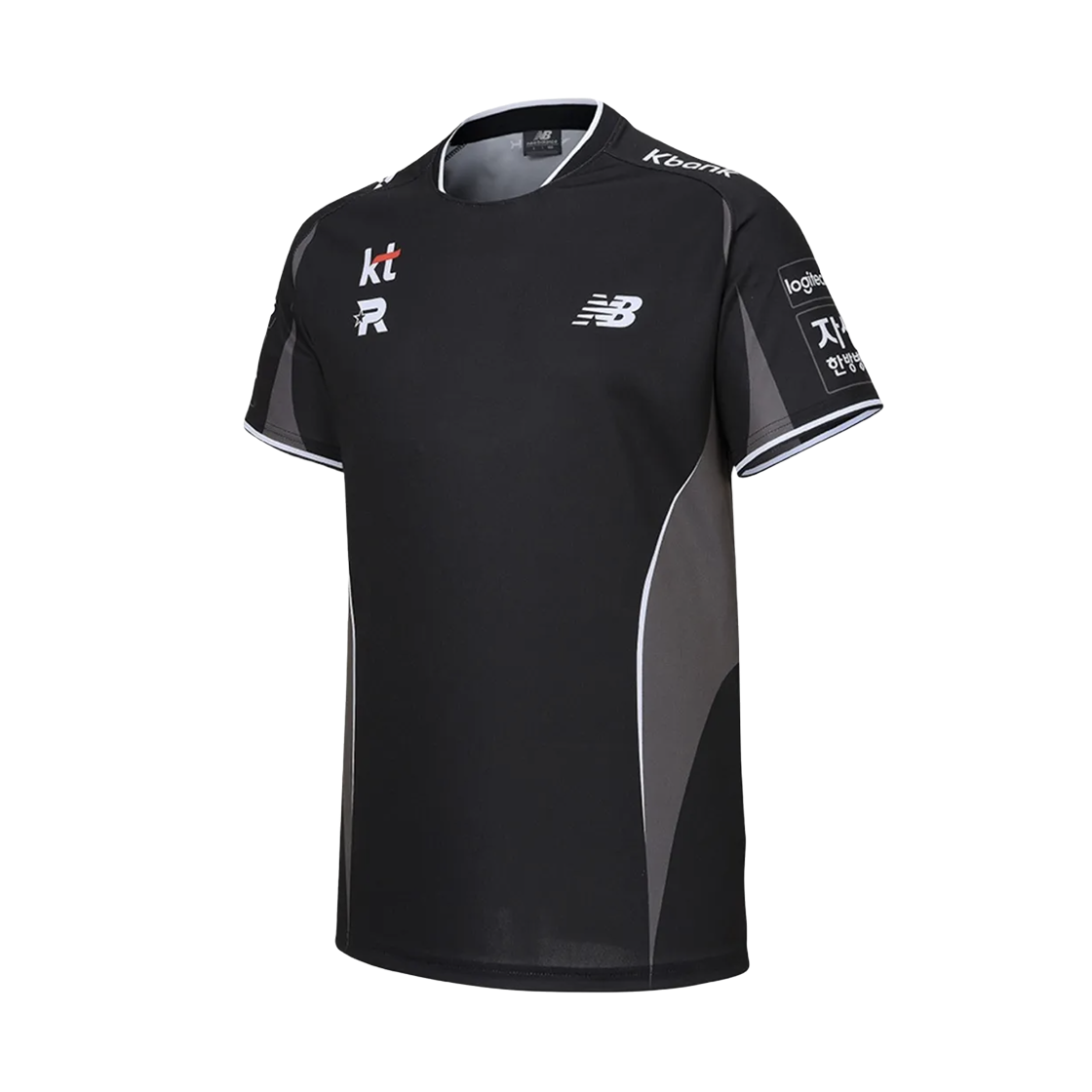 KT 롤스터 2025 LCK 서머 유니폼 저지 블랙 (논 마킹 버전)(KT Rolster 2025 LCK Summer Uniform Jersey Black (Non Marking Ver.))