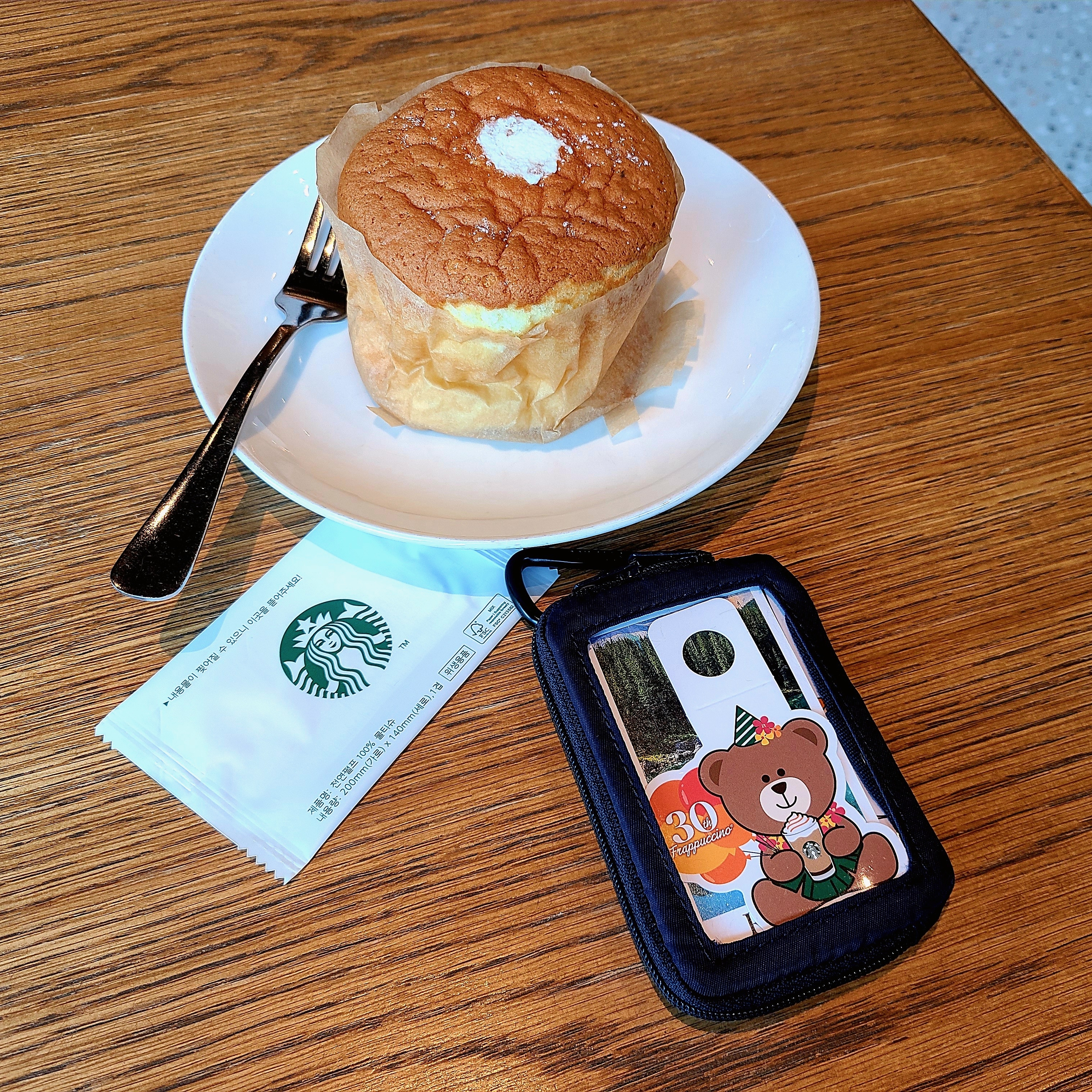 Starbucks Daily 3 Step Umbrella Apple Mint, Human Made Military Card Case Navy 착용 스타일 - 3