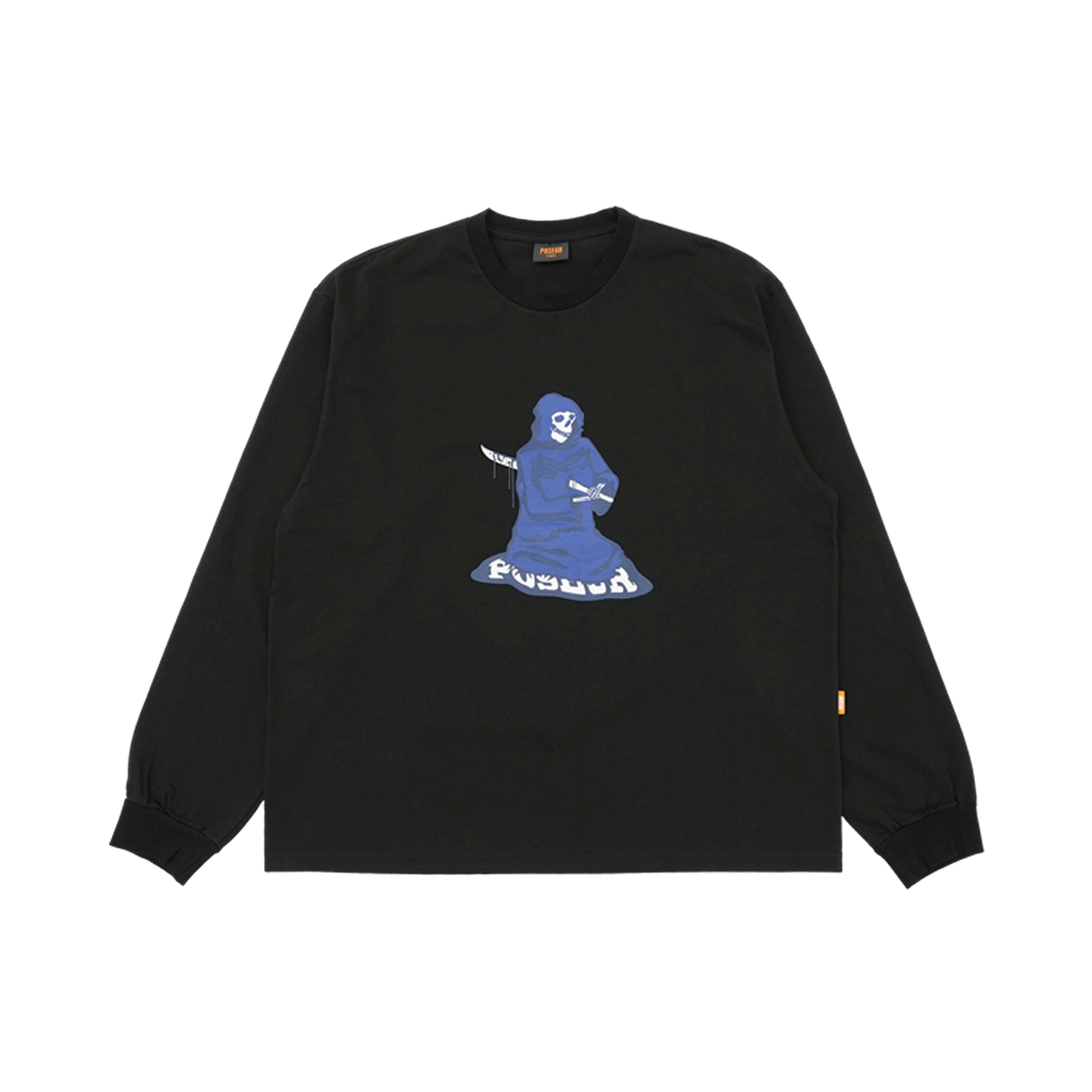 포져 수어사이드 롱슬리브 블랙(POSR Suicide LS Tee Black)