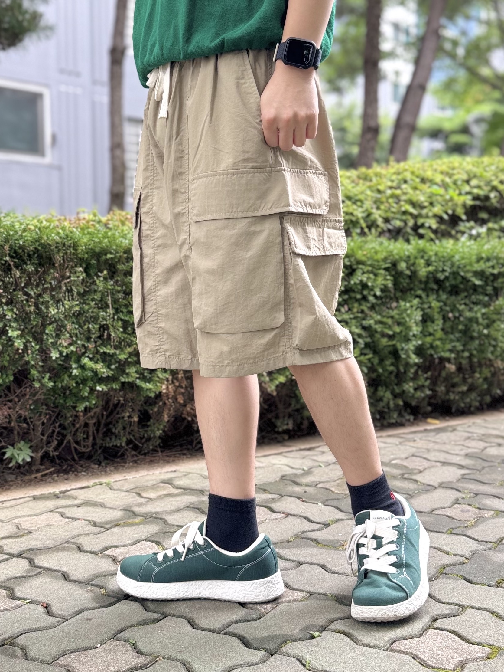[6% 적립] LeMouton Buddy Darkgreen 착용 스타일 - 4