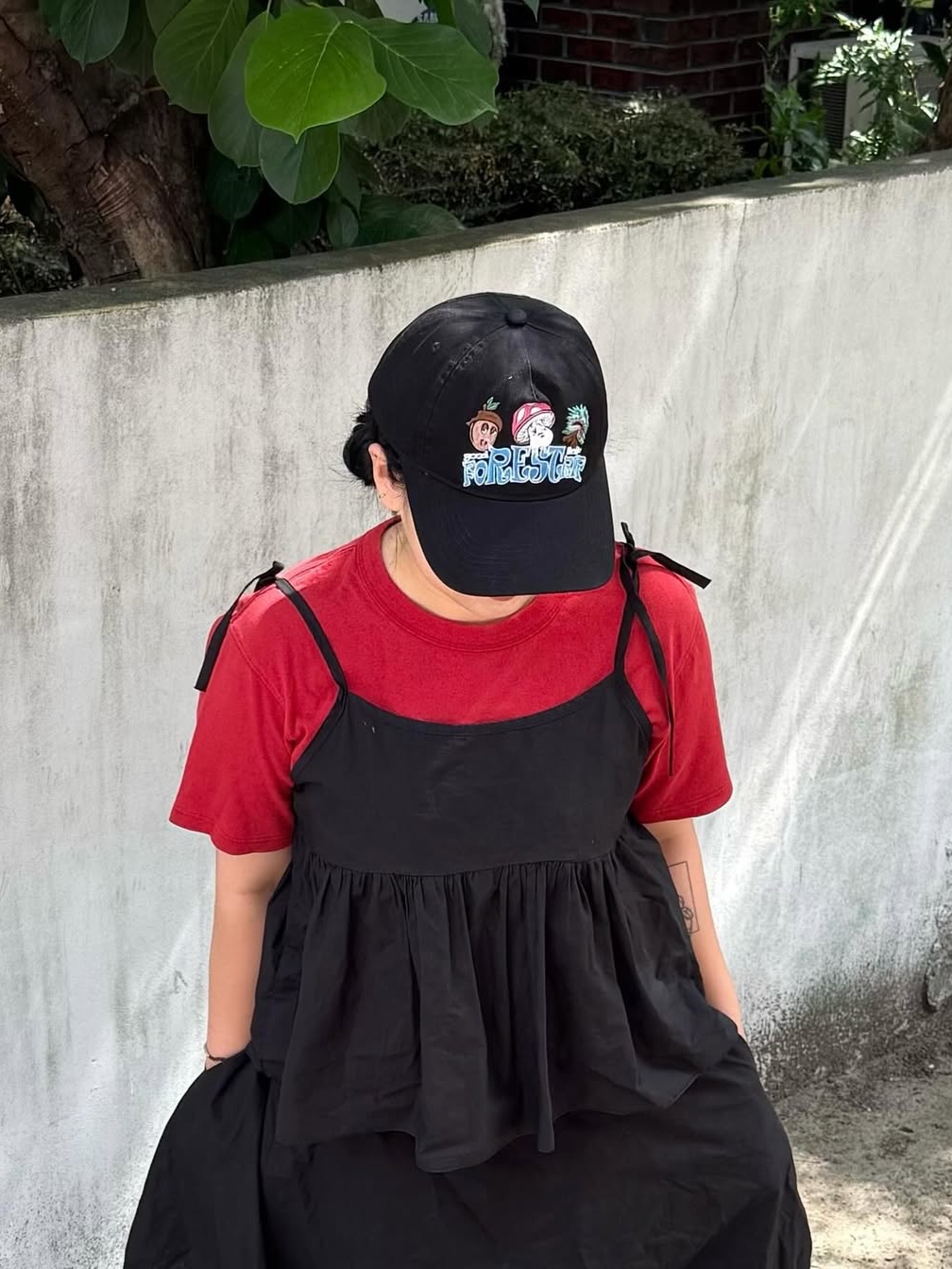 Dominant Forestrip Cap Black 착용 스타일 - 2