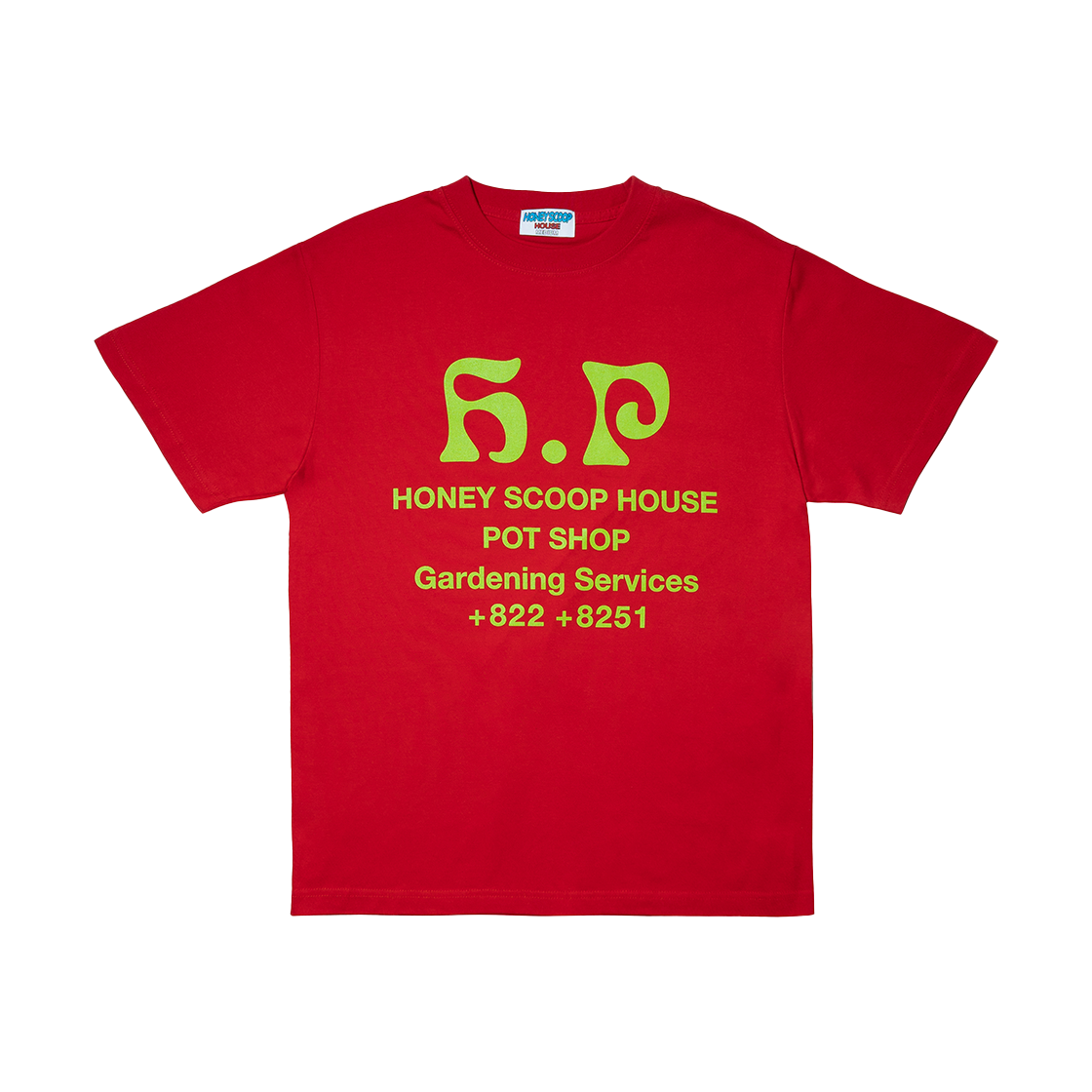 HSH25TS109RD Honey Scoop House HP Logo Tee Red