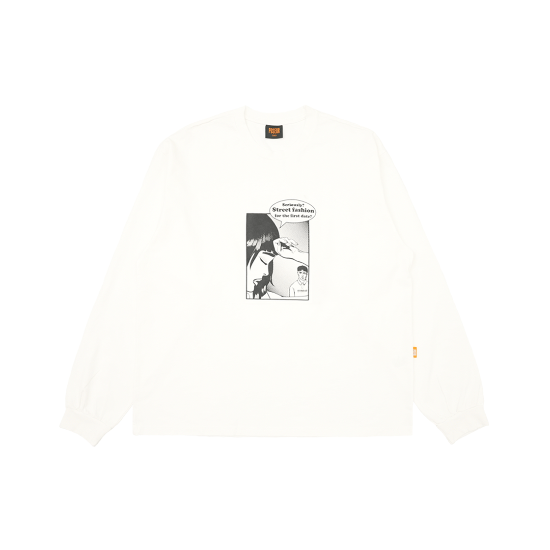 포져 소개팅 롱슬리브 화이트(POSR Sogaeting LS Tee White)