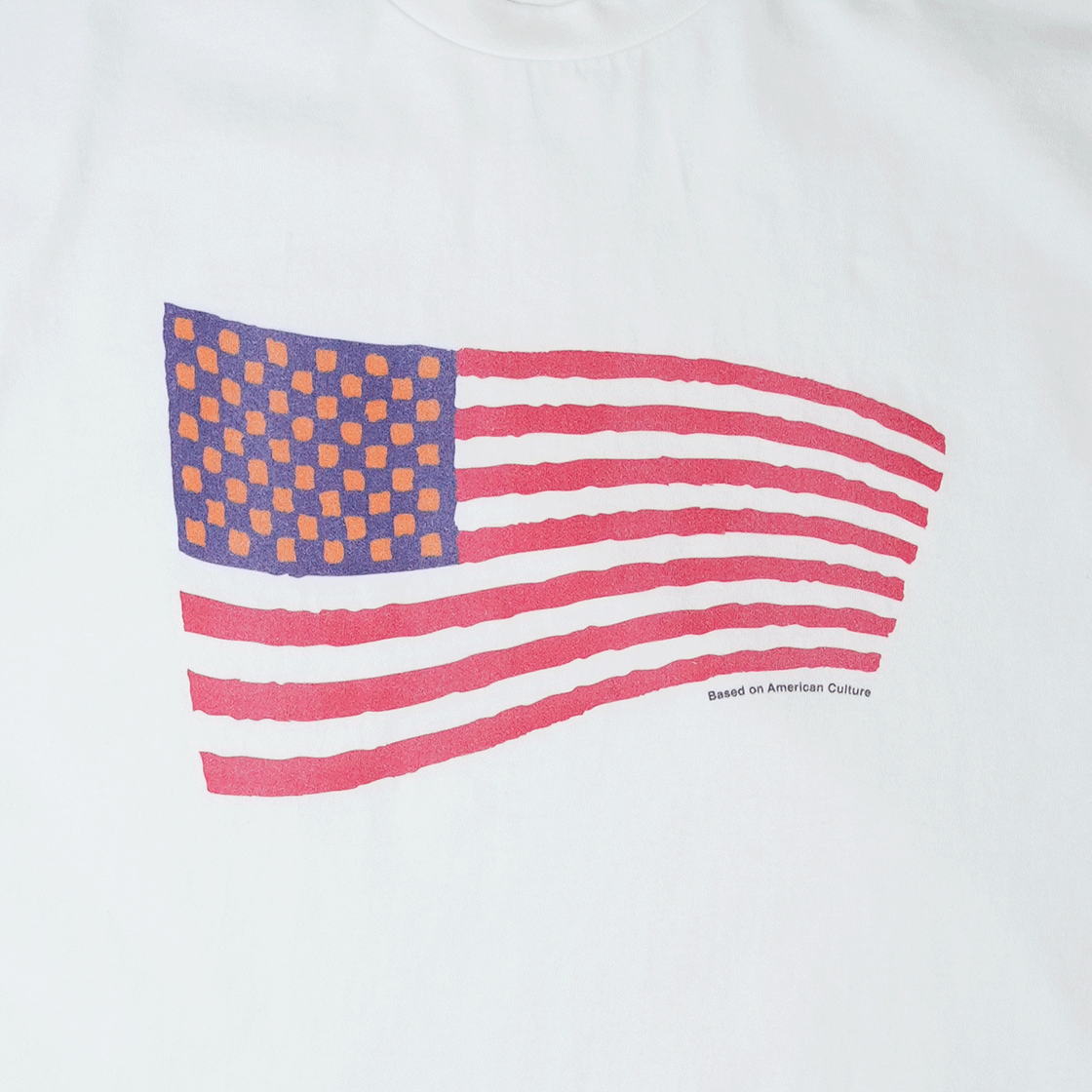 포져 체크 앤 스트라이프 티 화이트(POSR Check And Stripes Tee White) - 3