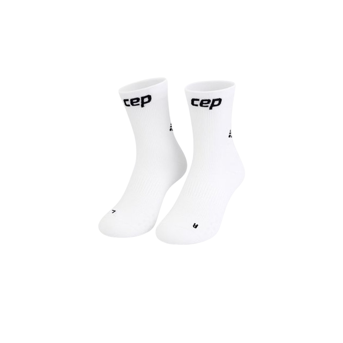 WP9C0R CEP Core Run Compression Mid Cut Socks White