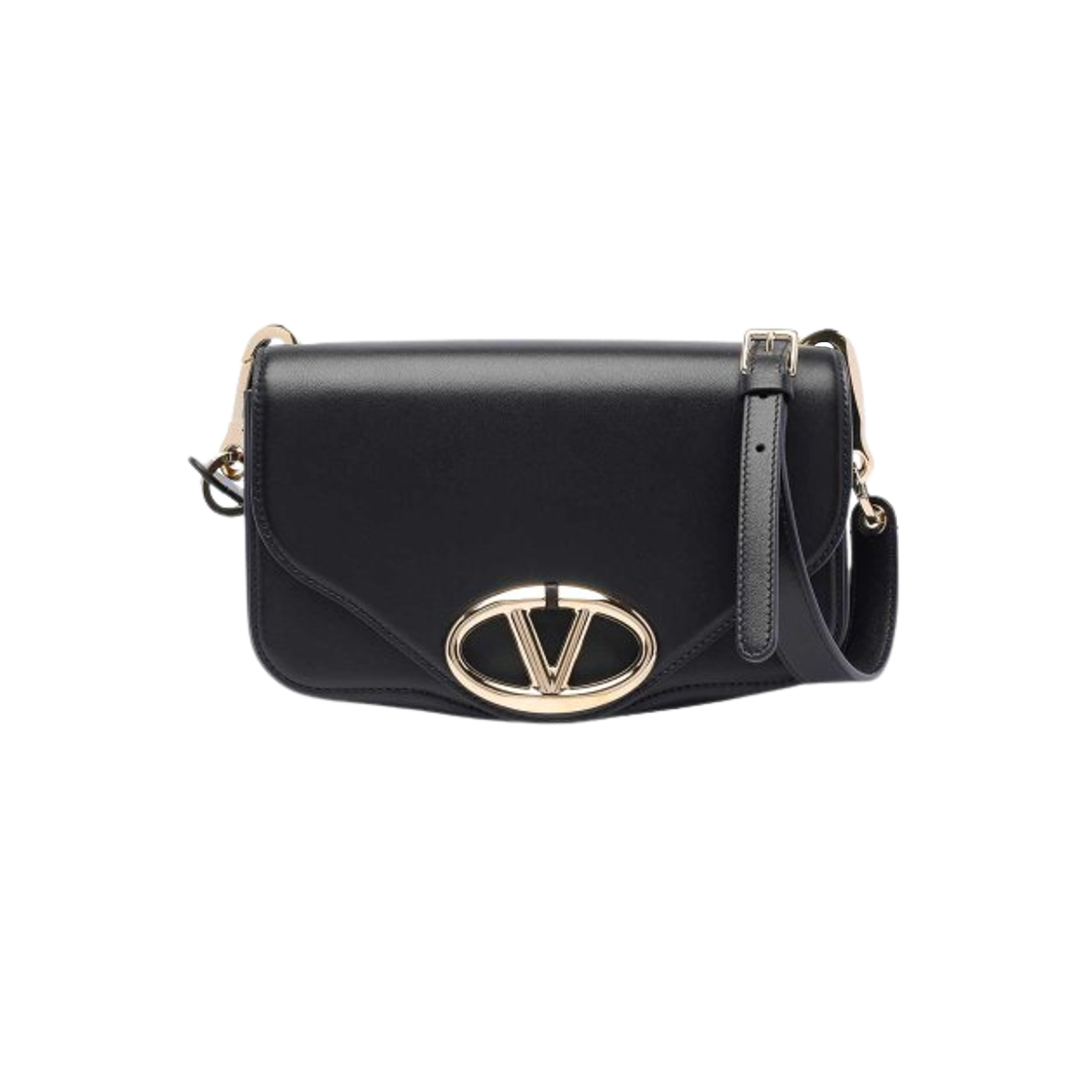 발렌티노 브이로고 시그니쳐 크로스바디백 블랙(Valentino Vlogo Signature Crossbody Bag Black)