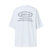 Sapiens Human Code Over Fit Short Sleeves White