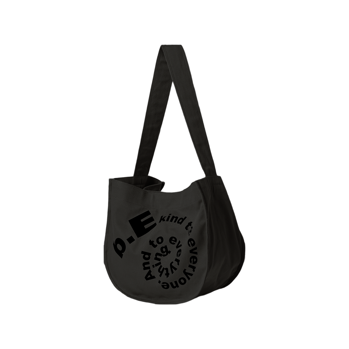 산산기어 X 뷰티풀 스윌 백 차콜(Sansan Gear X b.E Swirl Bag Charcoal)