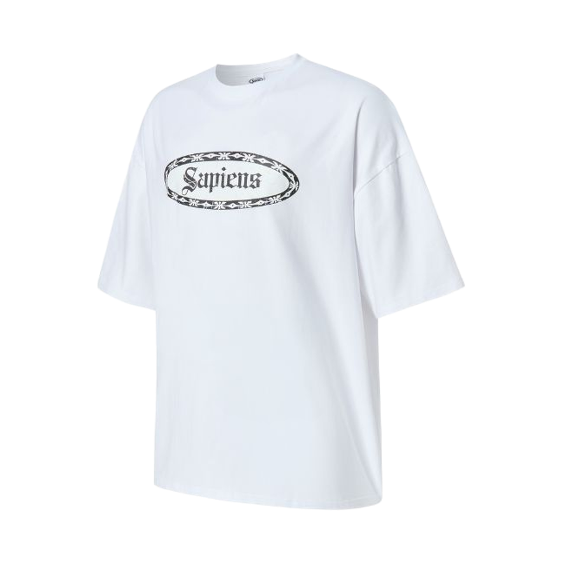 SP25SSTS005WH Sapiens Crest Over Fit Short Sleeves White