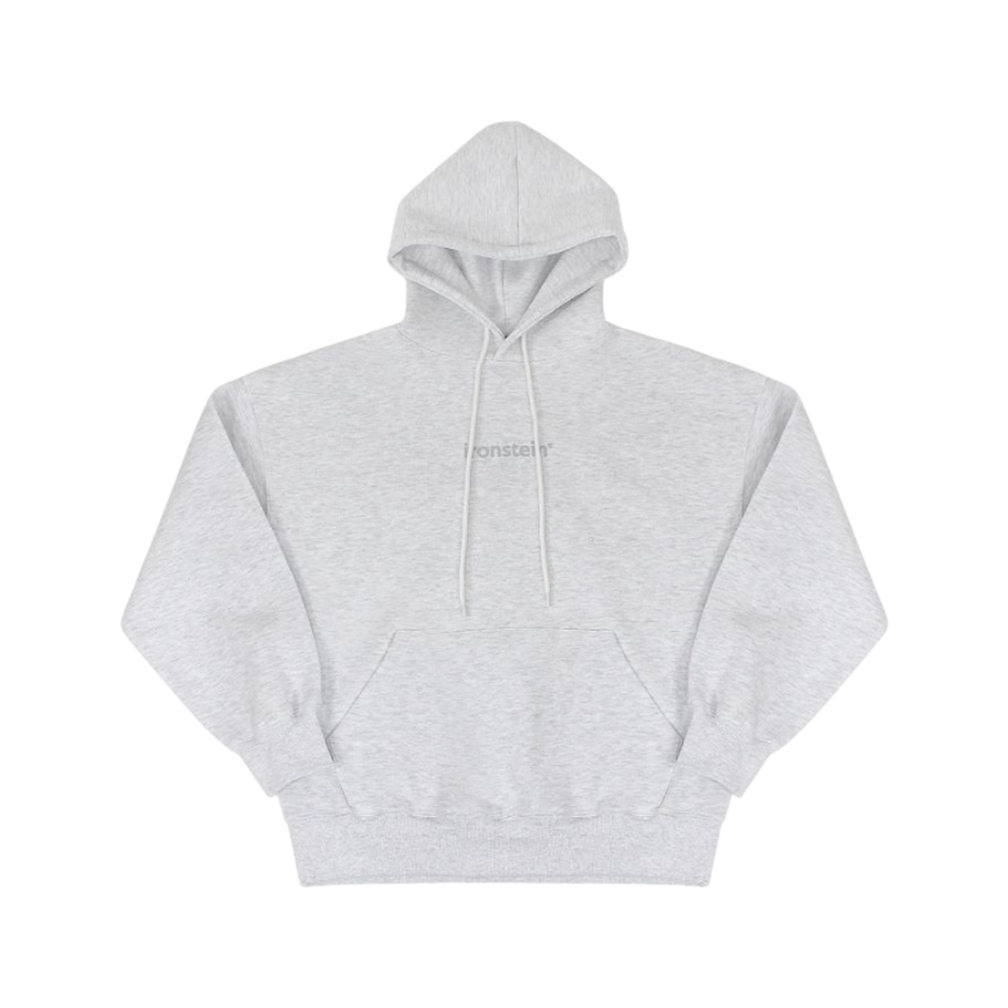 아이언슈타인 로고 후드 멜란지 그레이(Ironstein Logo Hoodie Melange Grey)