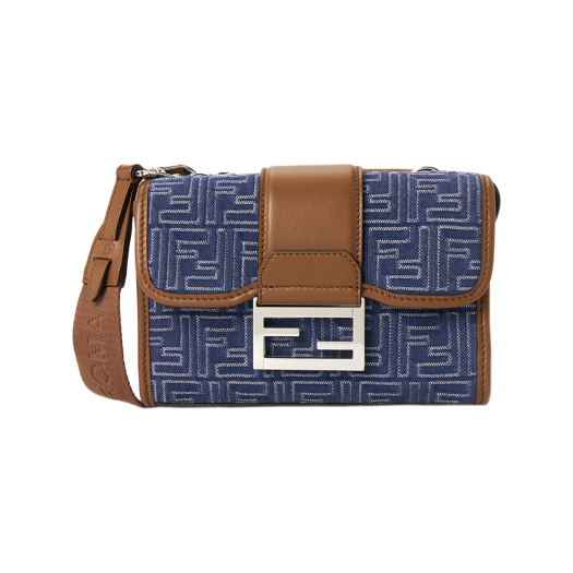 Fendi Double Baguette Bag Blue