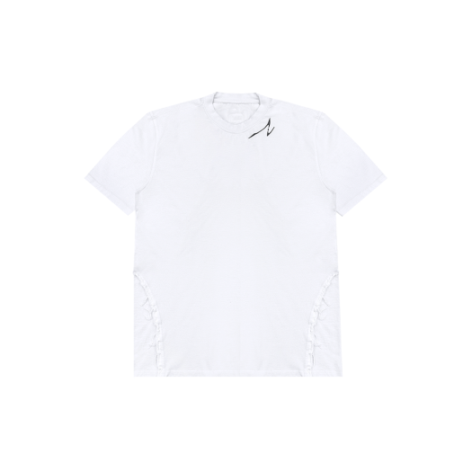 BLR2D02TS02-WH BLR Destroyed Gradation Bleached Short Sleeve T-Shirt White