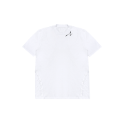 BLR Destroyed Gradation Bleached Short Sleeve T-Shirt White