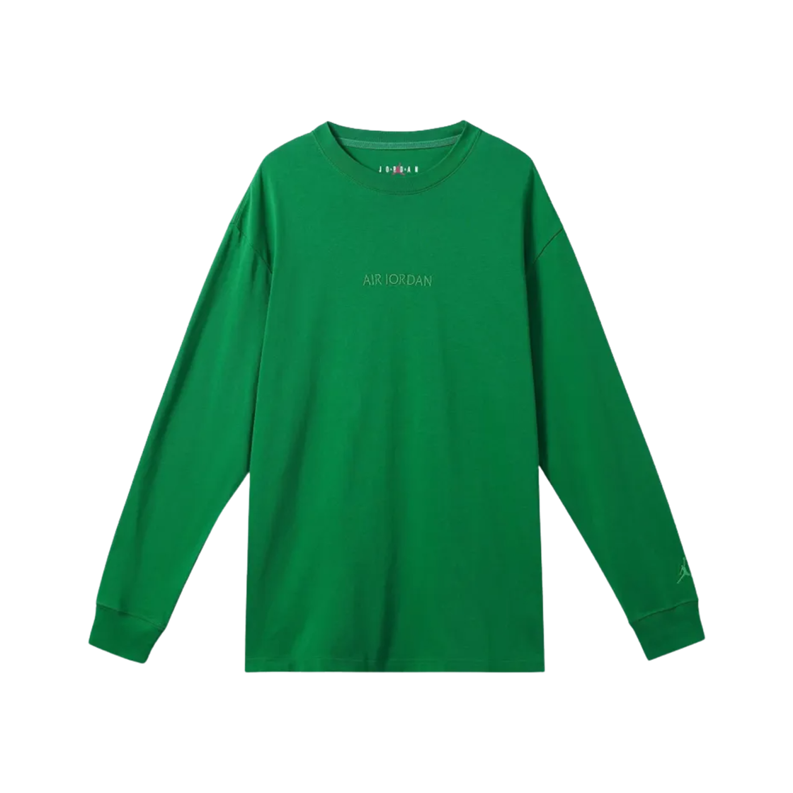 FJ0703-302 Jordan Wordmark Long Sleeve T-Shirt Pine Green - Asia