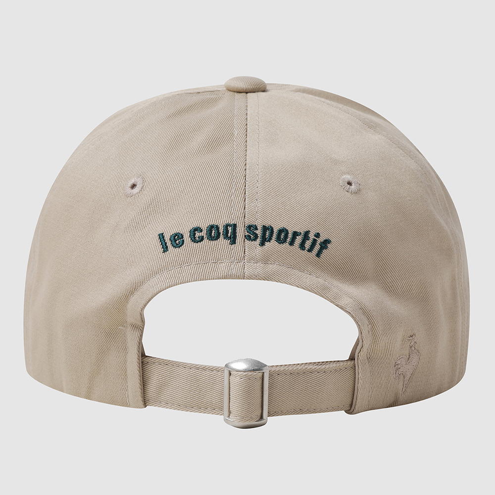르꼬끄 스포르티브 시그니처 로고 볼캡 - 베이지(QQ323ACP74)(le coq sportif Signature Logo Ball Cap Beige) - 4