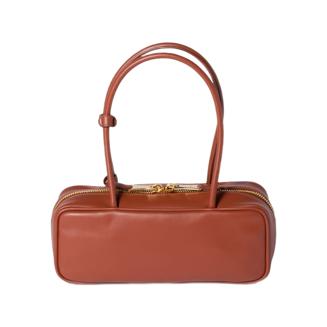 미우 미우 레더 보 백 러스트(Miu Miu Leather Beau Bag Rust) - 2