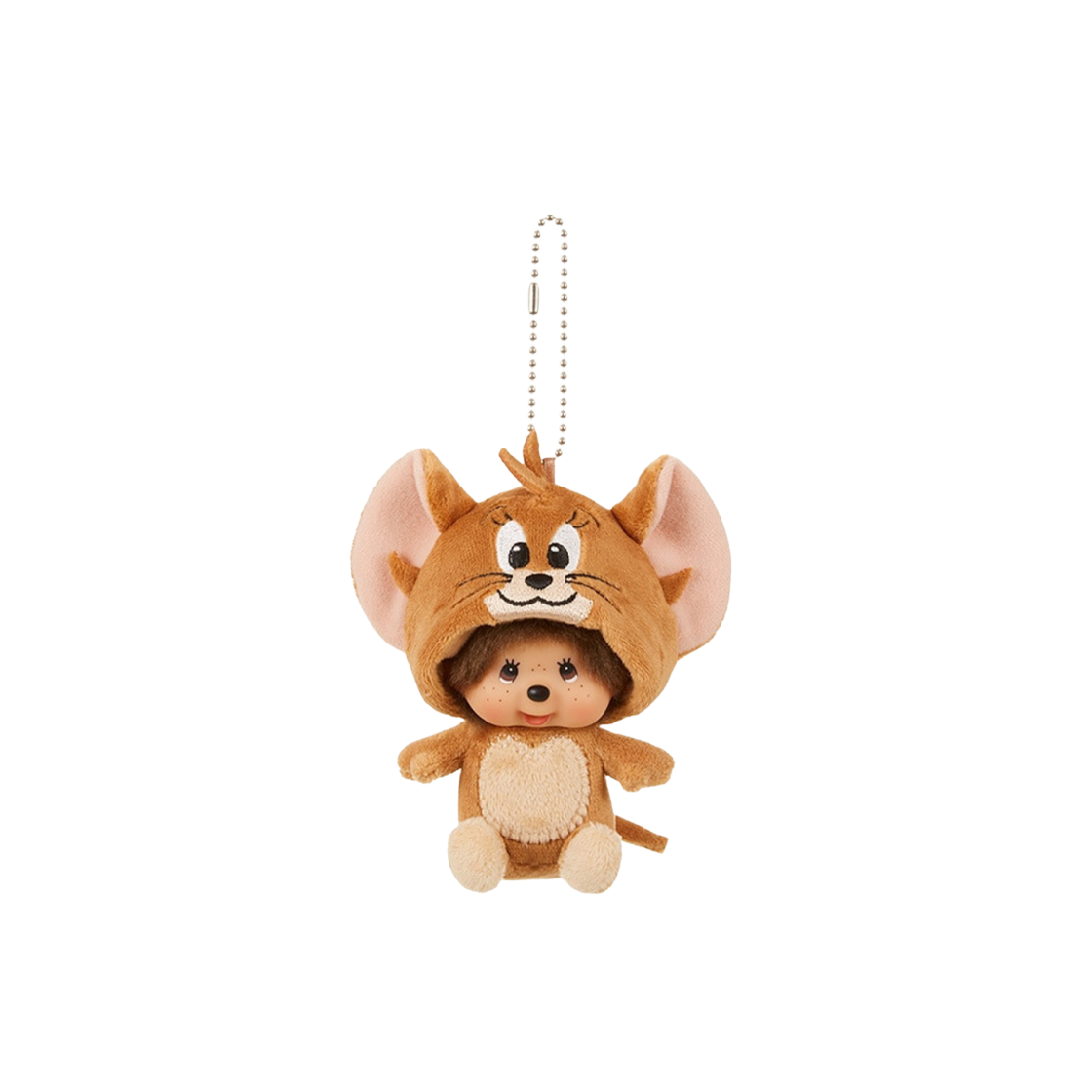 몬치치 x 톰과 제리 SS 인형 미니 키 체인 제리(Monchhichi x Tom & Jerry SS Doll Mini Key Chain Jerry)