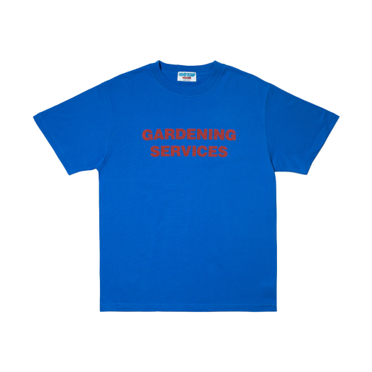HSH25TS105BL Honey Scoop House Gardening Services Tee Blue