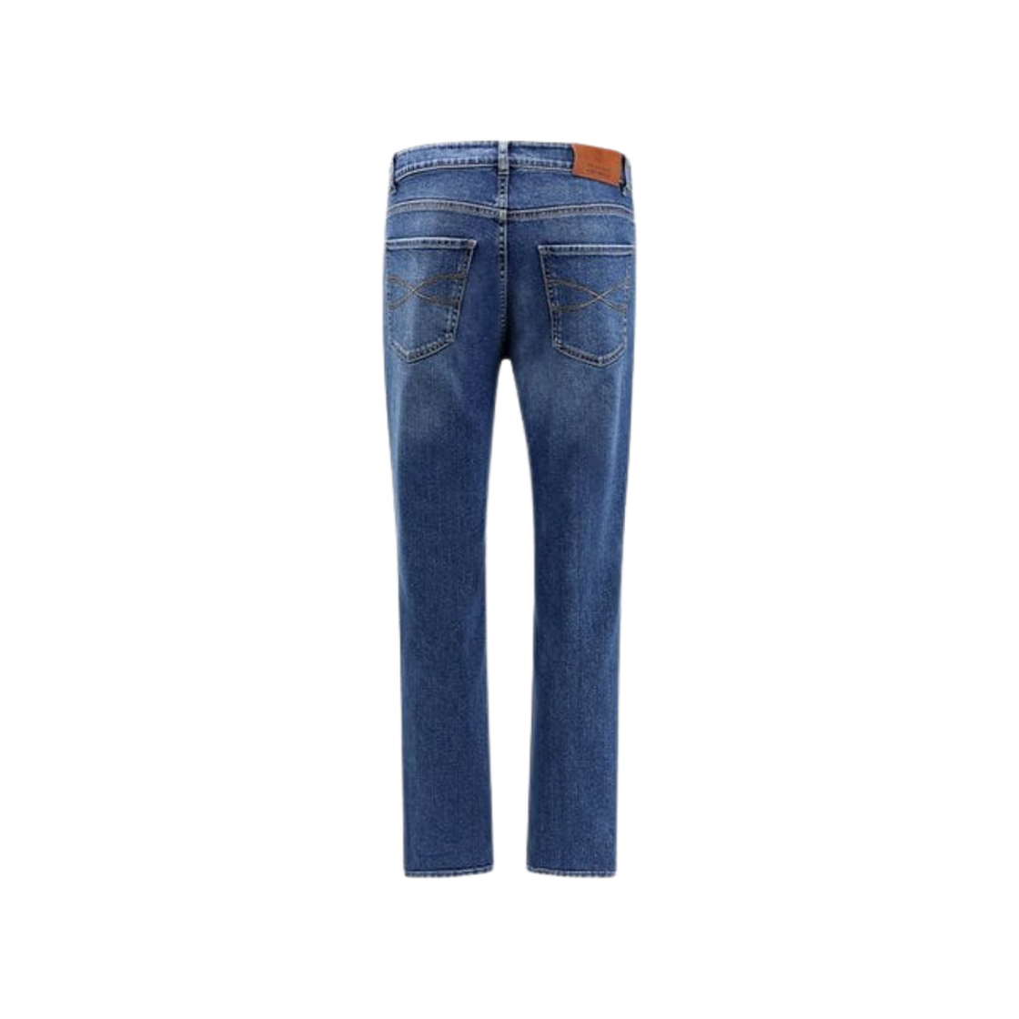 브루넬로 쿠치넬리 트레디셔널 핏 데님 팬츠 블루(Brunello Cucinelli Traditional Fit Denim Pants Blue) - 2
