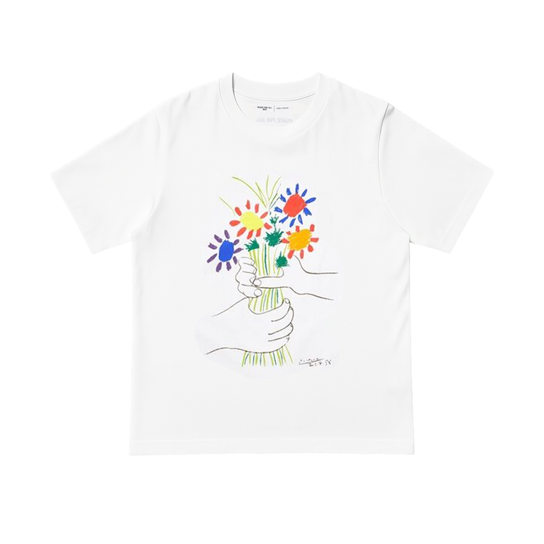 479182-00 Uniqlo Peace For All Graphic T-Shirt White - KR