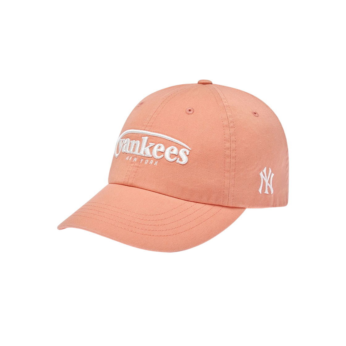 MLB 젤리 언스트럭처 볼캡 뉴욕양키스 라이트 오렌지(MLB Jelly Unstructured Ball Cap New York Yankees Light Orange)