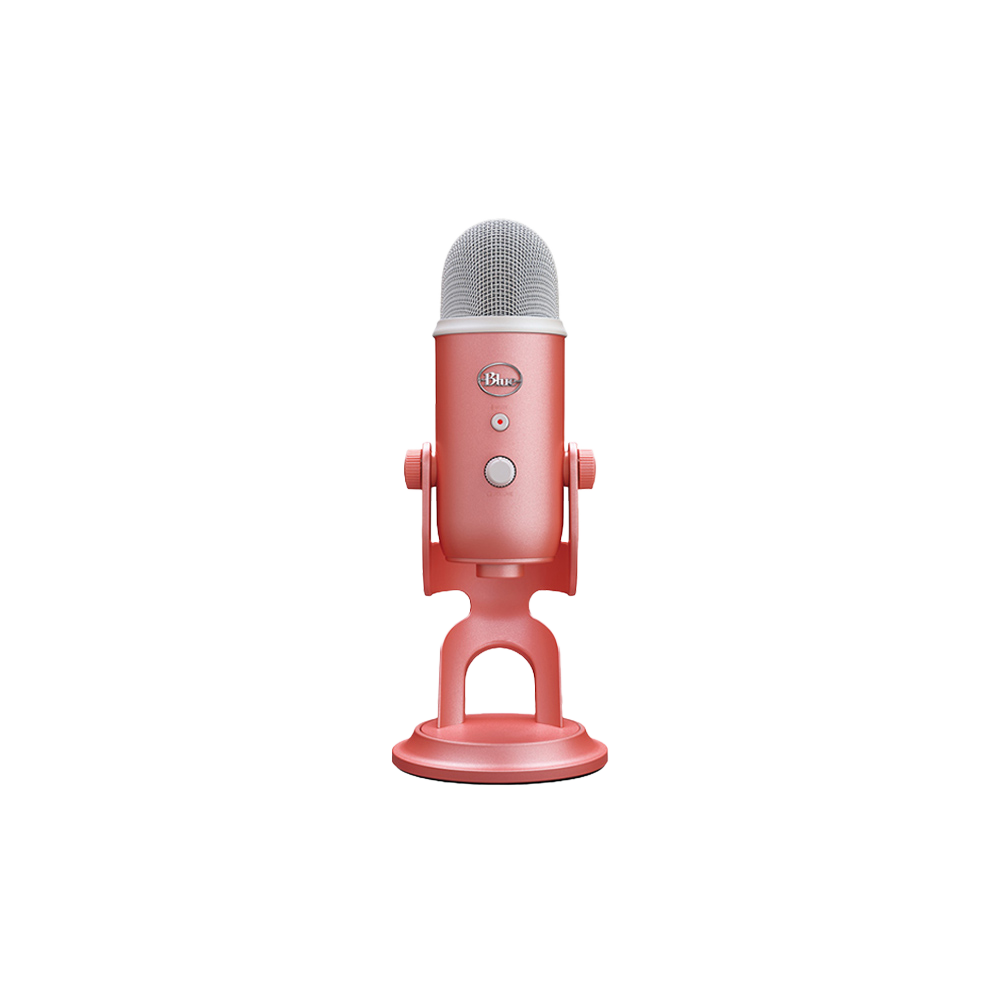 로지텍코리아 공식 BLUE YETI 오로라 컬렉션 USB 콘텐서마이크 핑크 던(Logitech BlueYeti Aurora Collection USB Condenser Microphone Pink Dawn)