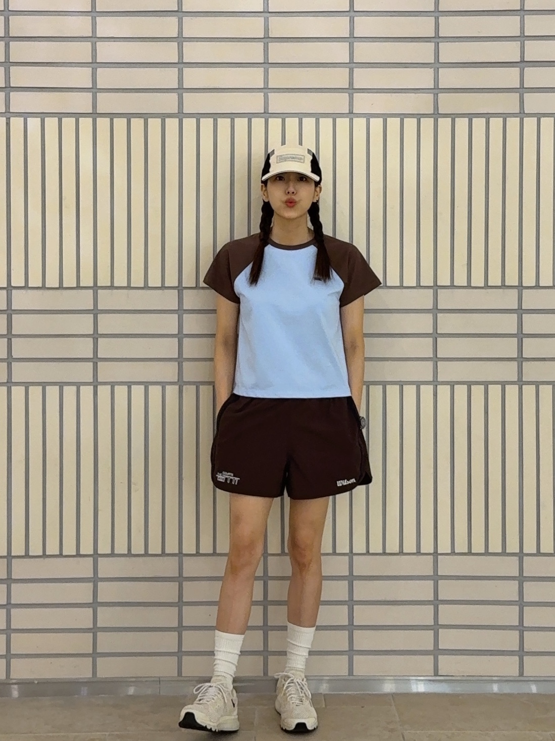 Nike x Stussy Air Max 2013 Fossil, Supreme Side Mesh Camp Cap Cream - 25SS 착용 스타일 - 4