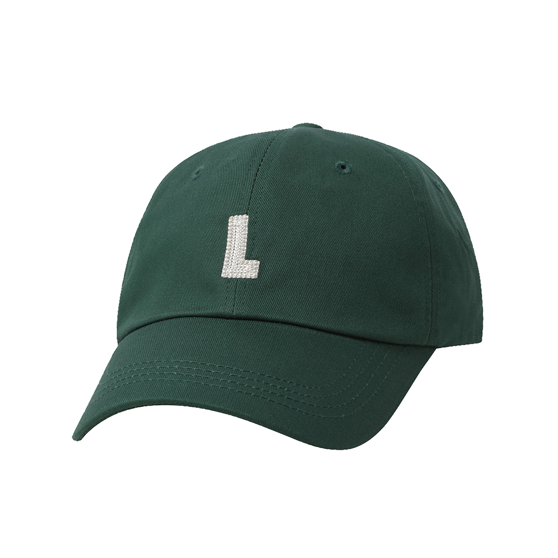 QQ323ACP74_DGN0 le coq sportif Signature Logo Ball Cap Dark Green