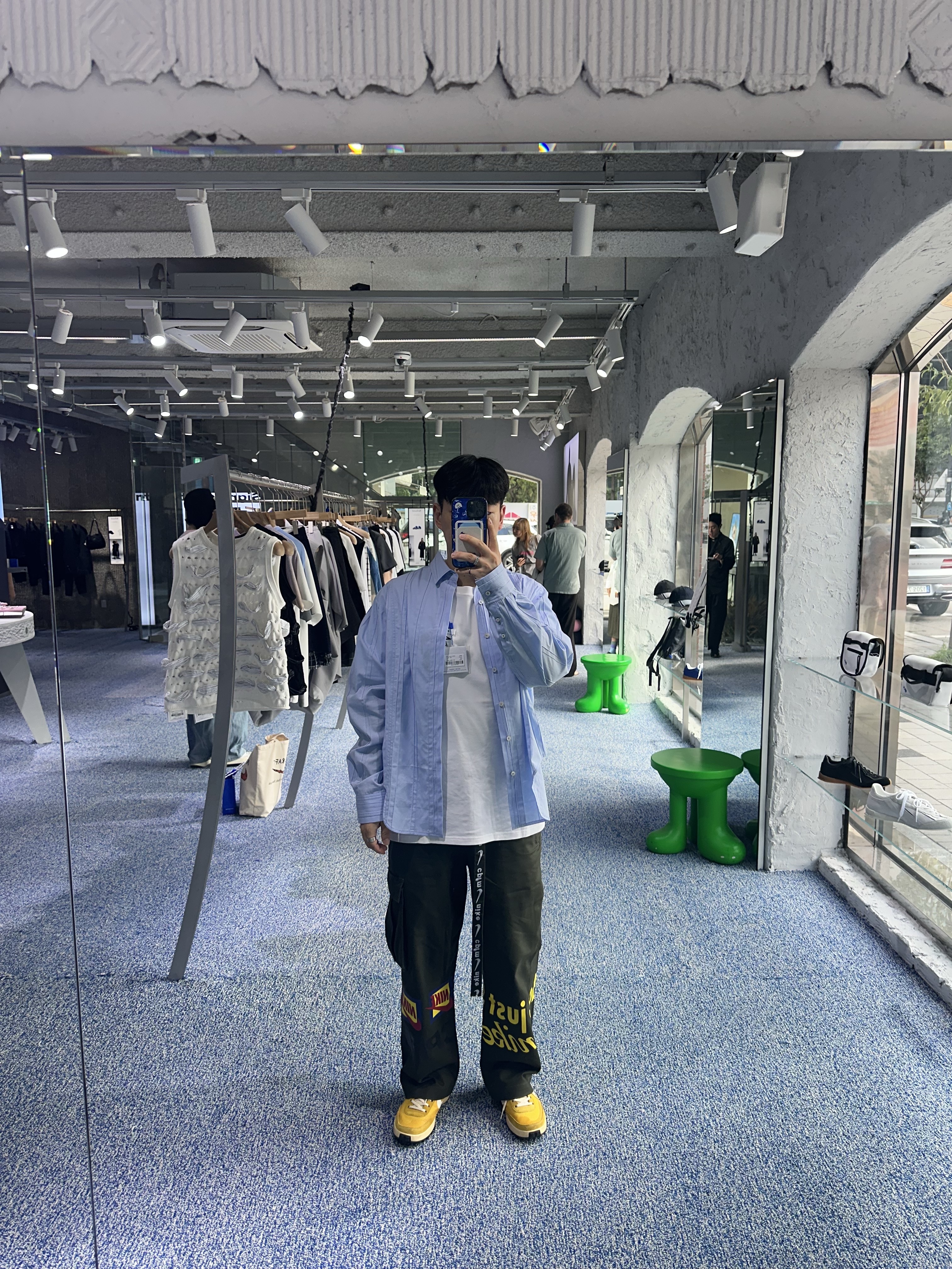 Nike x Tom Sachs General Purpose Shoe Archive, Nike x Cactus Plant Flea Market Track Pants Olive 착용 스타일