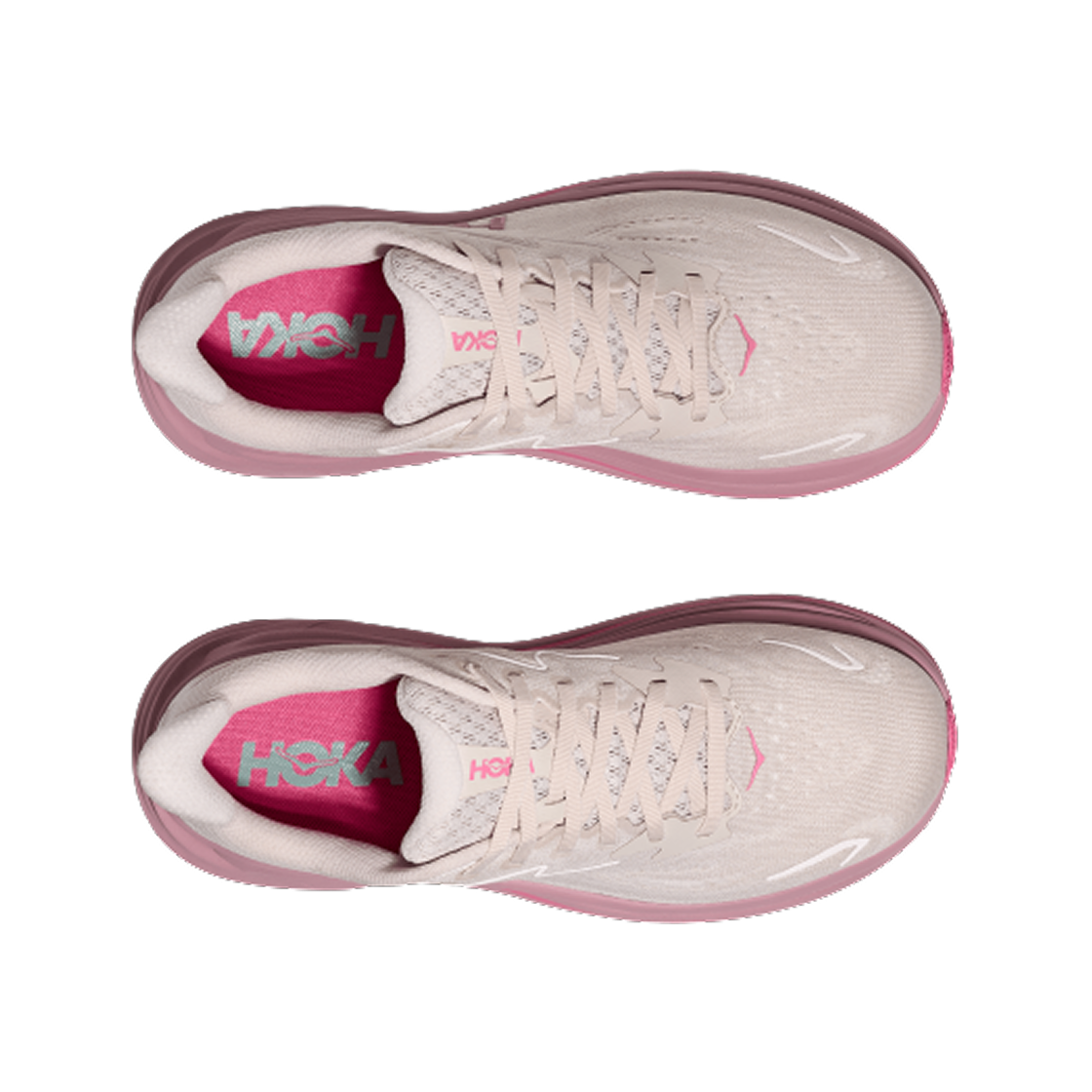 (W) 호카 클리프톤 10 로즈 크림 드라이드 로즈 - D 와이드((W) Hoka Clifton 10 Rose Cream Dried Rose - D Wide) - 2