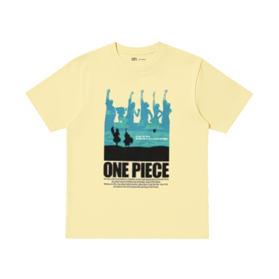유니클로 UT 원피스 그래픽 티셔츠 옐로우 - KR
