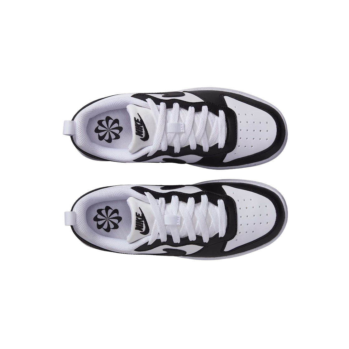 (GS) 나이키 코트 버로우 로우 리크래프트 화이트 블랙((GS) Nike Court Borough Low Recraft White Black) - 2
