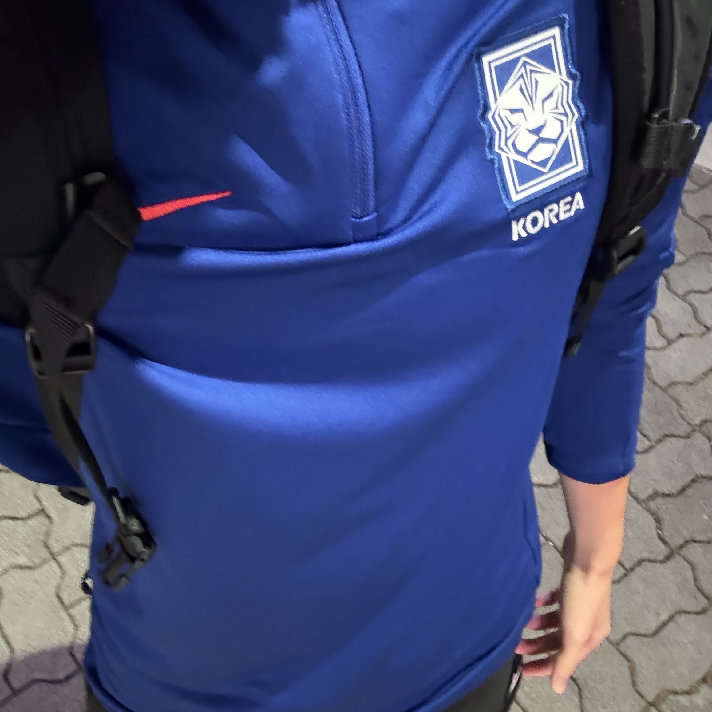 Nike Korea Strike Dri-Fit Soccer Drill Top Global Blue 착용 스타일